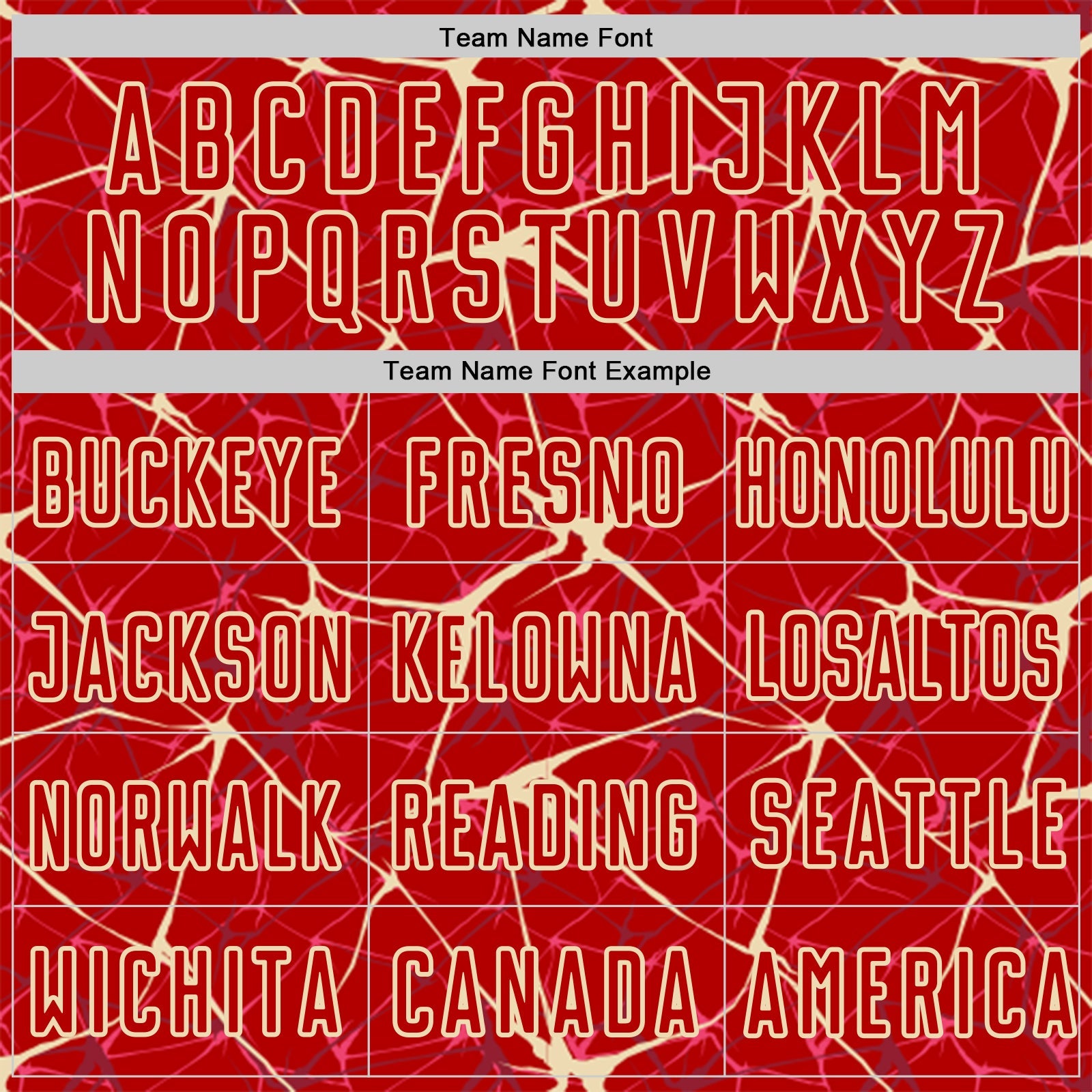 Custom Red-Cream Abstract Network Crackle Sublimation Soccer Uniform Jersey view 5