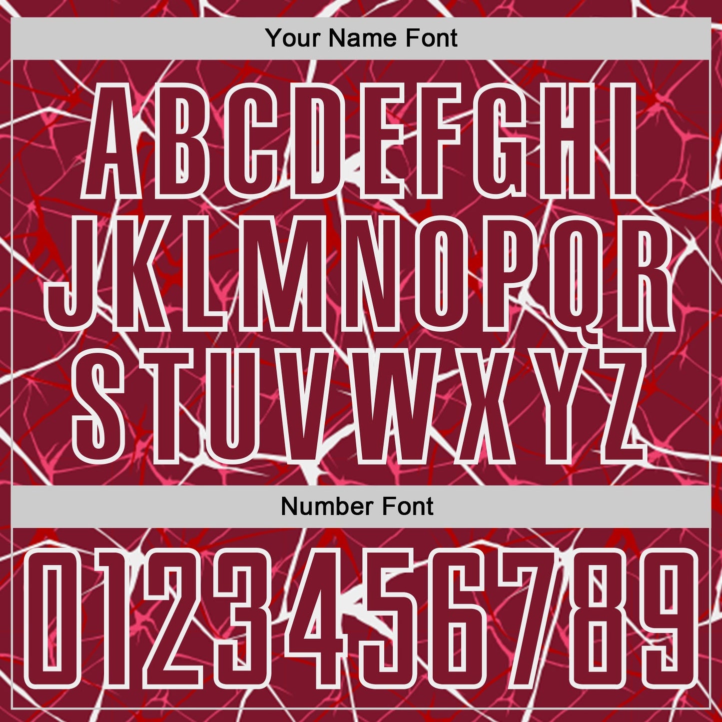 Custom Crimson-White Abstract Network Crackle Sublimation Soccer Uniform Jersey view 6