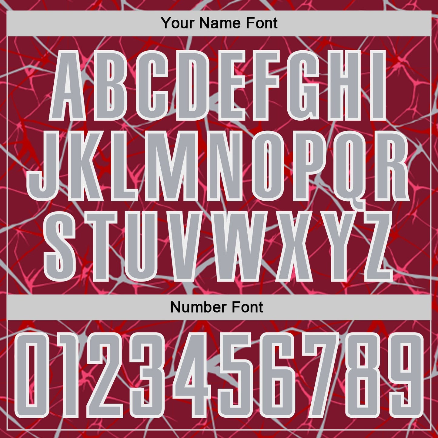 Custom Crimson Gray-White Abstract Network Crackle Sublimation Soccer Uniform Jersey view 6