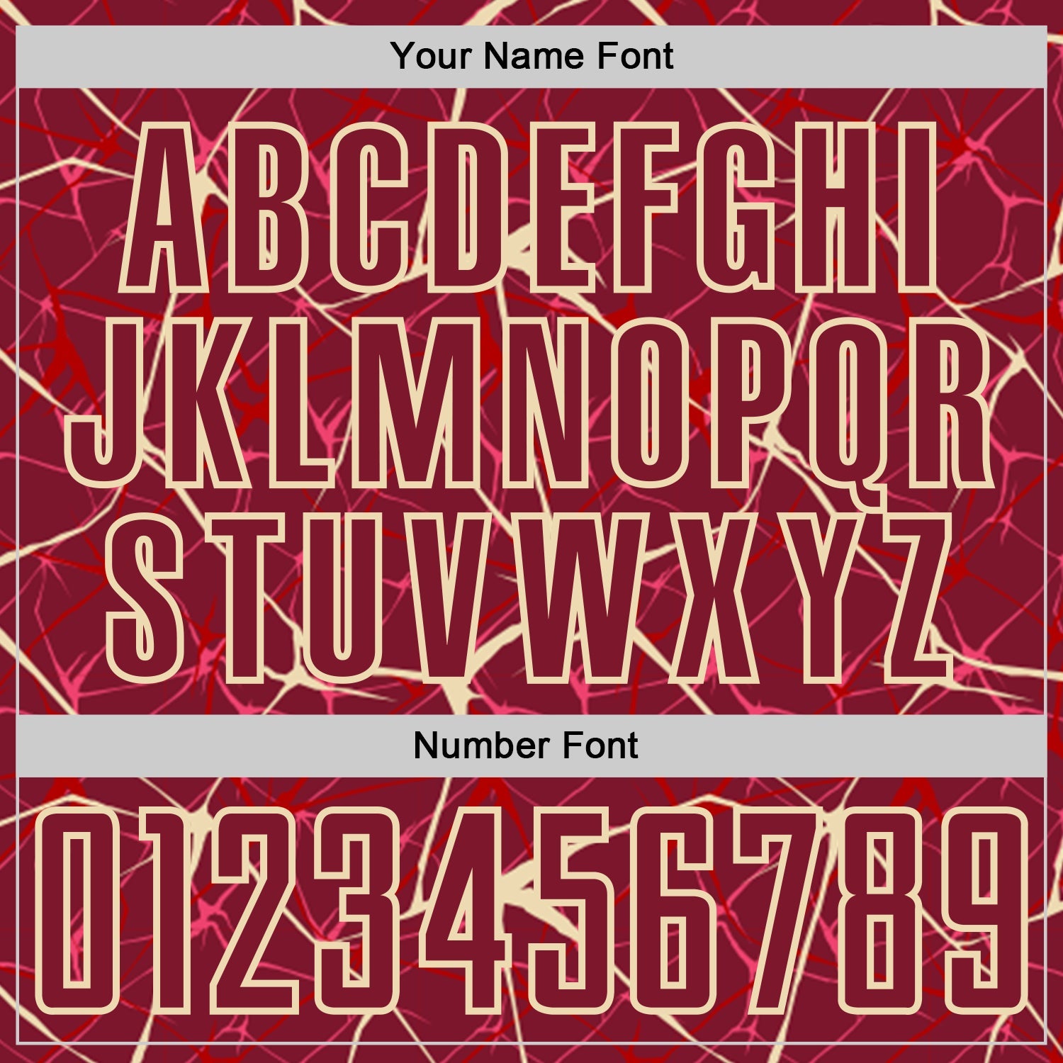 Custom Crimson-Cream Abstract Network Crackle Sublimation Soccer Uniform Jersey view 6