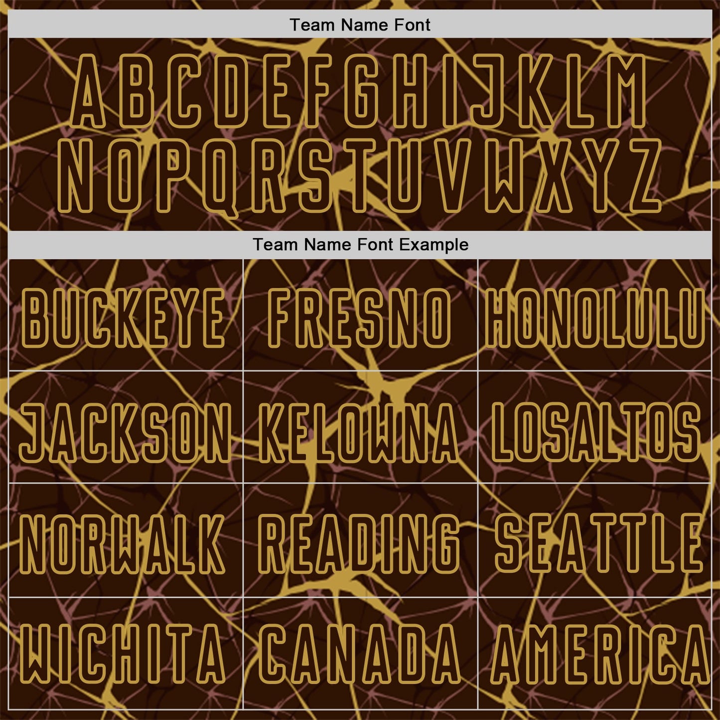 Custom Brown-Old Gold Abstract Network Crackle Sublimation Soccer Uniform Jersey view 5
