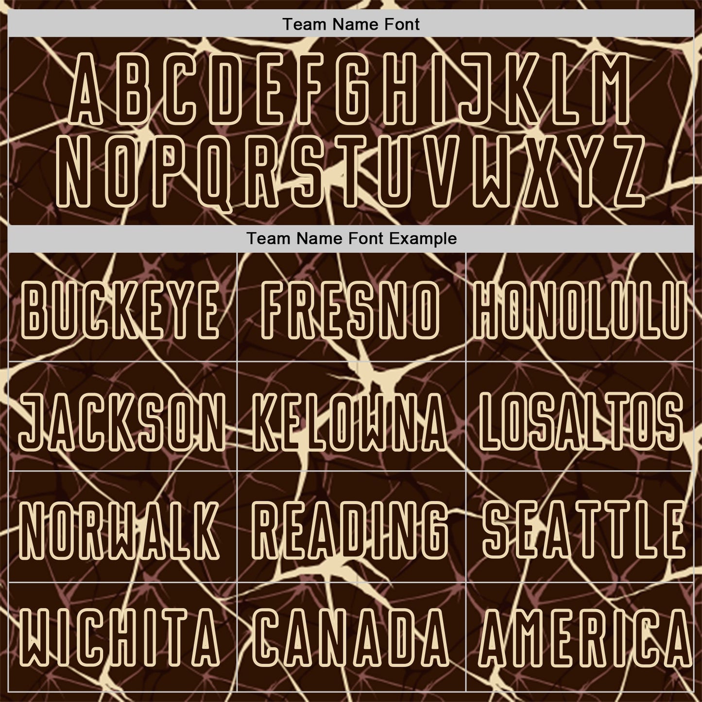 Custom Brown-Cream Abstract Network Crackle Sublimation Soccer Uniform Jersey view 5