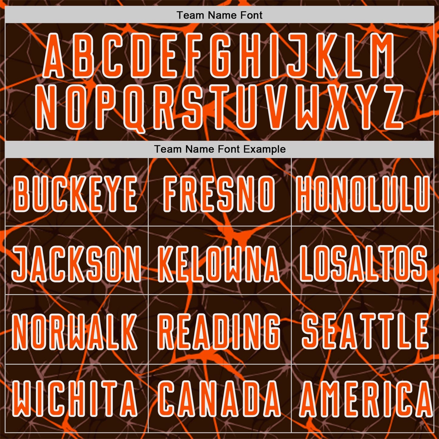 Custom Brown Orange-White Abstract Network Crackle Sublimation Soccer Uniform Jersey view 5