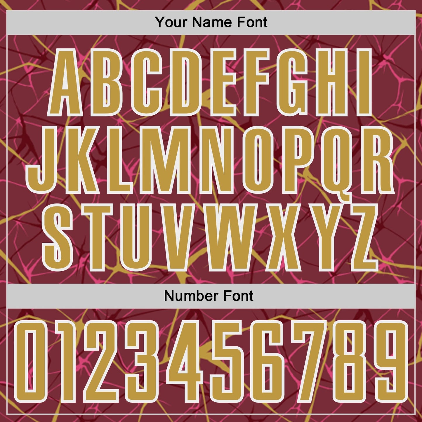 Custom Burgundy Old Gold-White Abstract Network Crackle Sublimation Soccer Uniform Jersey view 6