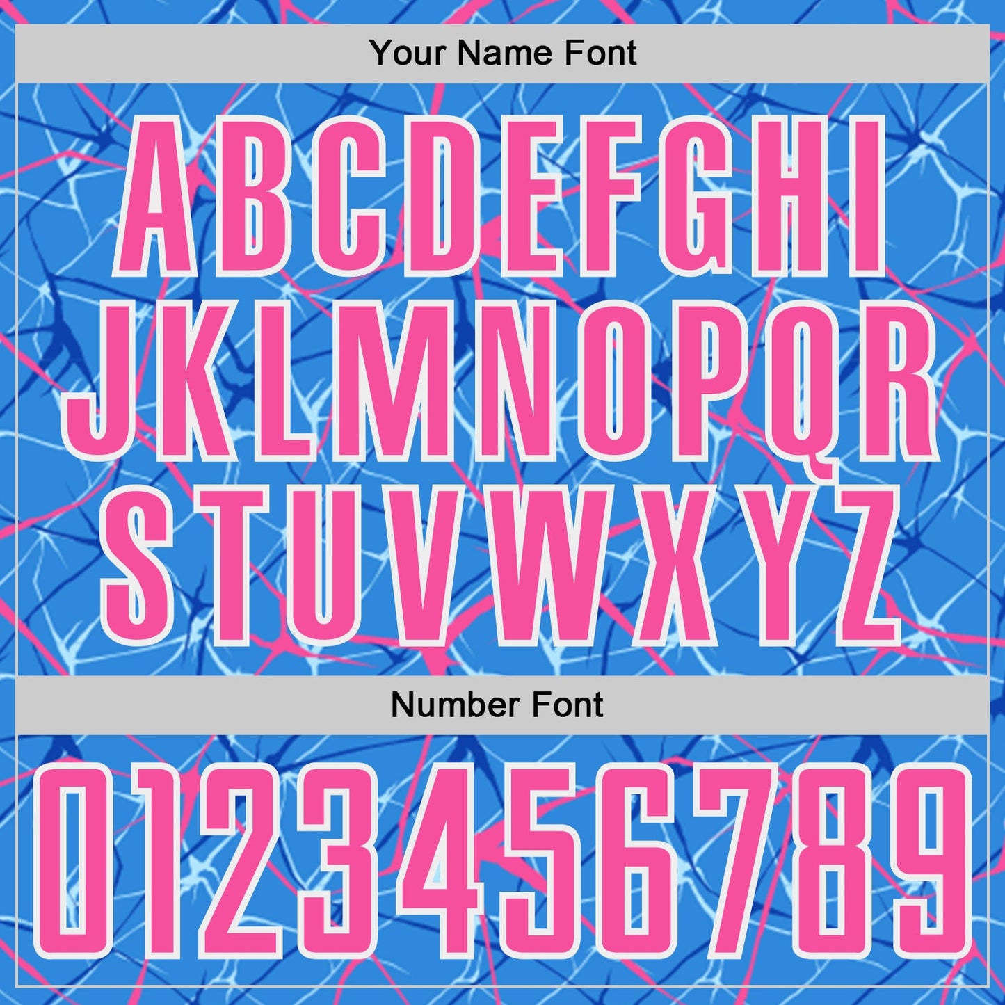 Custom Powder Blue Pink-White Abstract Network Crackle Sublimation Soccer Uniform Jersey view 6