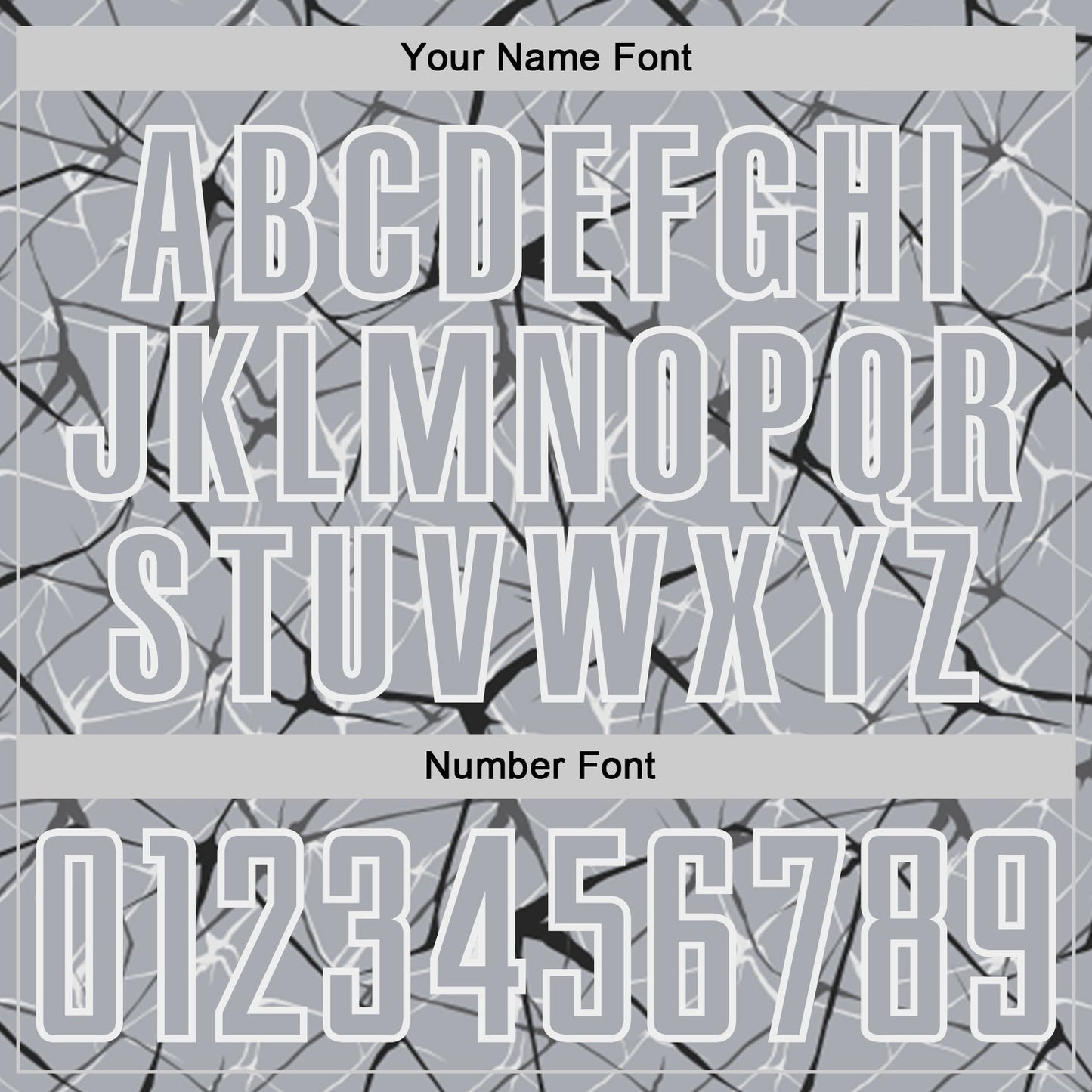 Custom Gray Black-White Abstract Network Crackle Sublimation Soccer Uniform Jersey view 6