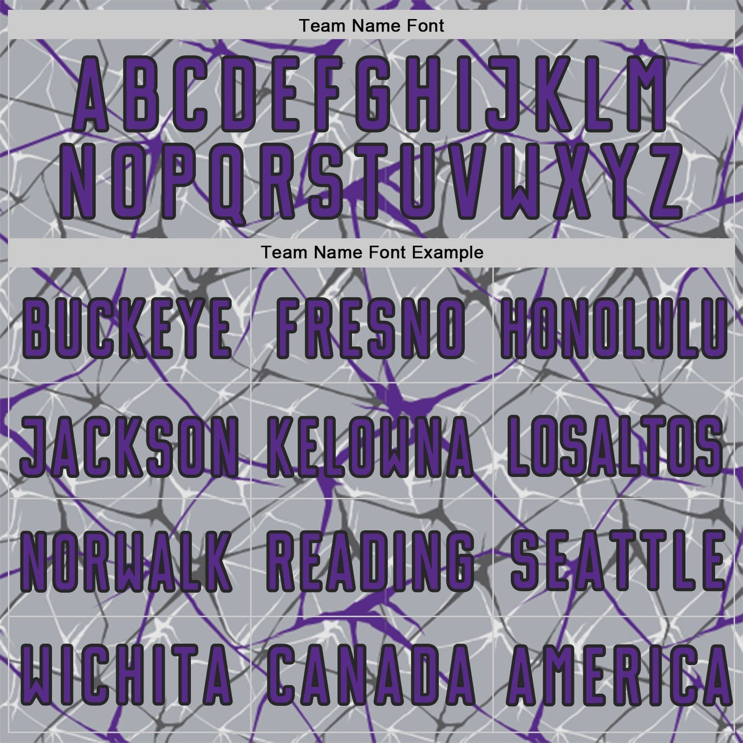 Custom Gray Purple-Black Abstract Network Crackle Sublimation Soccer Uniform Jersey view 5