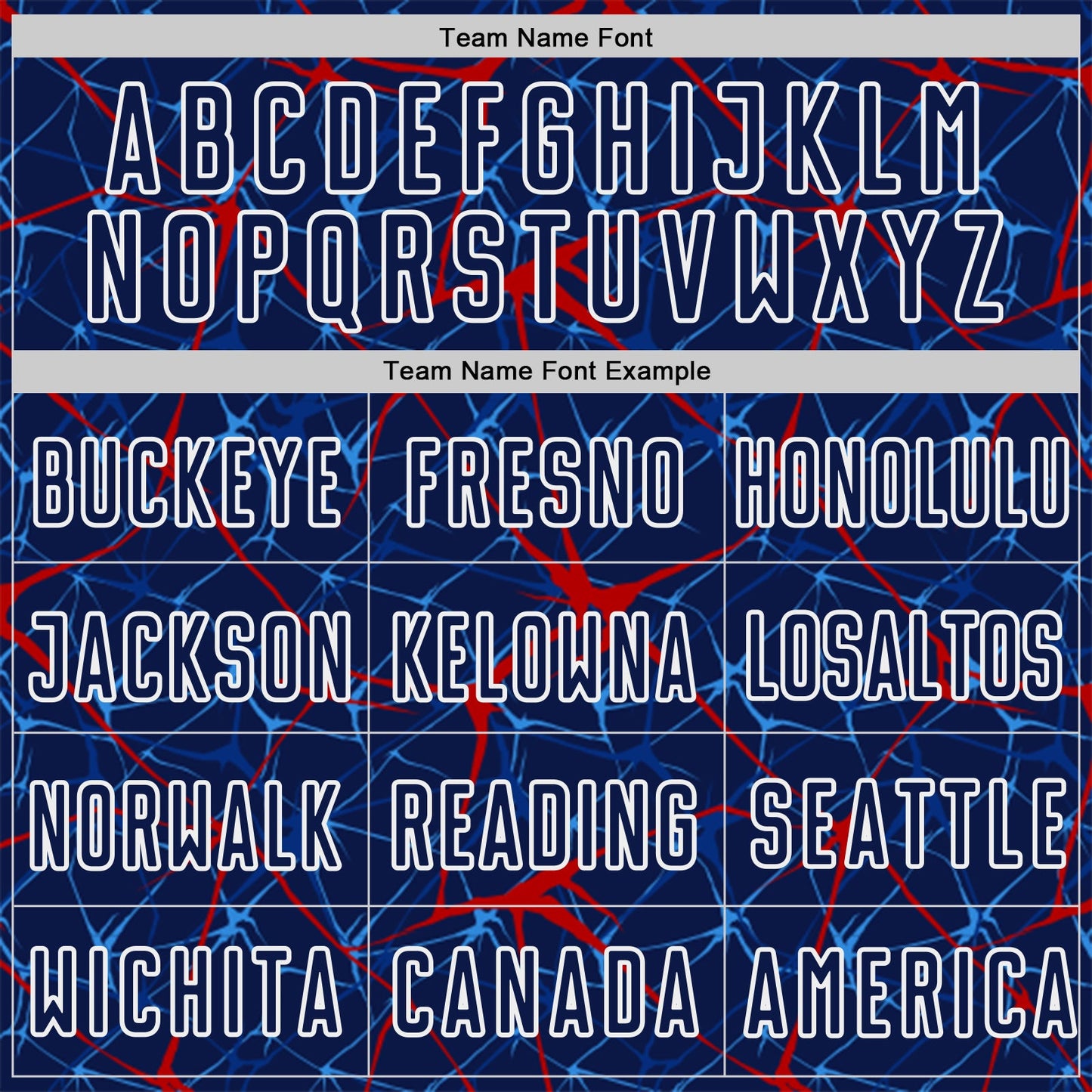 Custom Navy Red-White Abstract Network Crackle Sublimation Soccer Uniform Jersey view 5