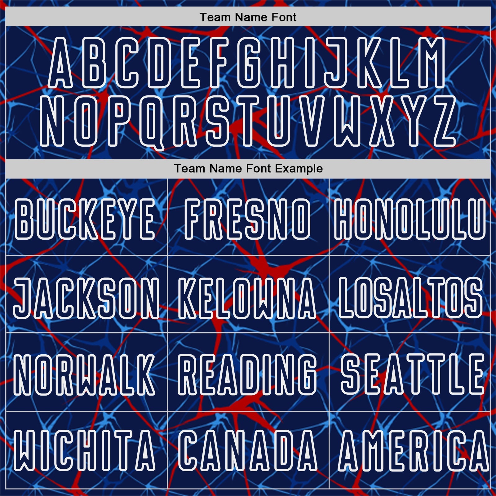 Custom Navy Red-White Abstract Network Crackle Sublimation Soccer Uniform Jersey view 5