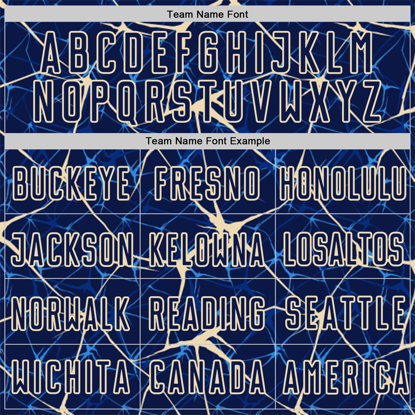 Custom Navy-Cream Abstract Network Crackle Sublimation Soccer Uniform Jersey view 5