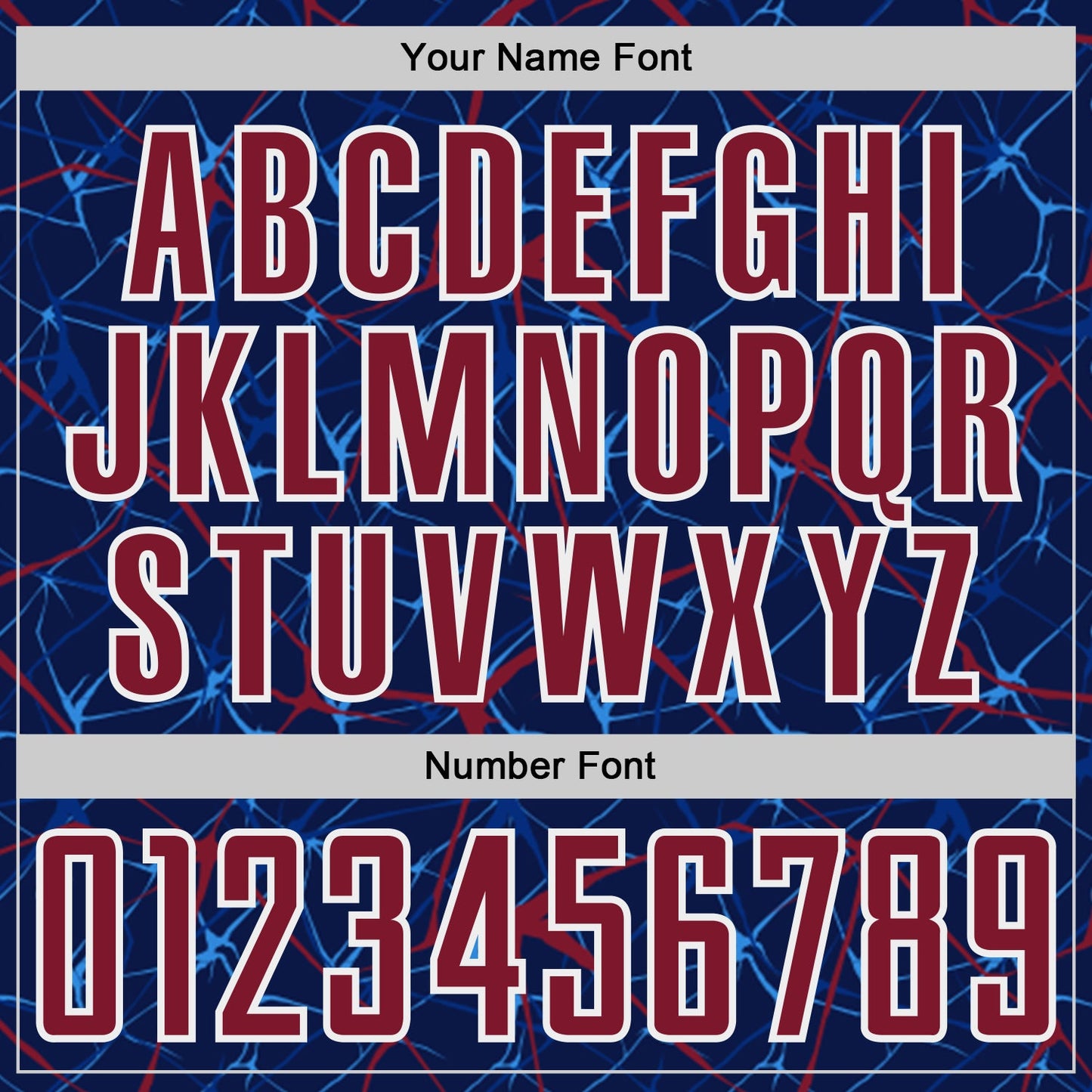 Custom Navy Crimson-White Abstract Network Crackle Sublimation Soccer Uniform Jersey view 6