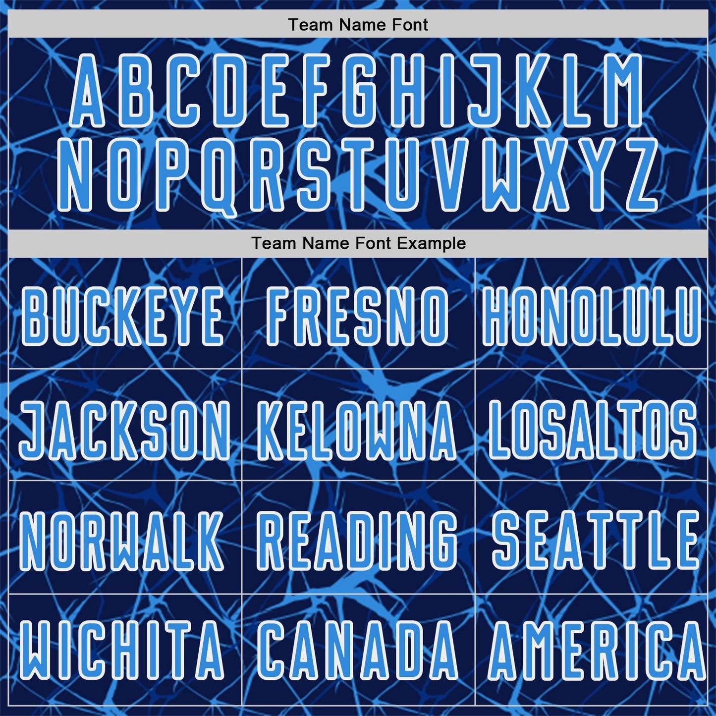Custom Navy Powder Blue-White Abstract Network Crackle Sublimation Soccer Uniform Jersey view 5