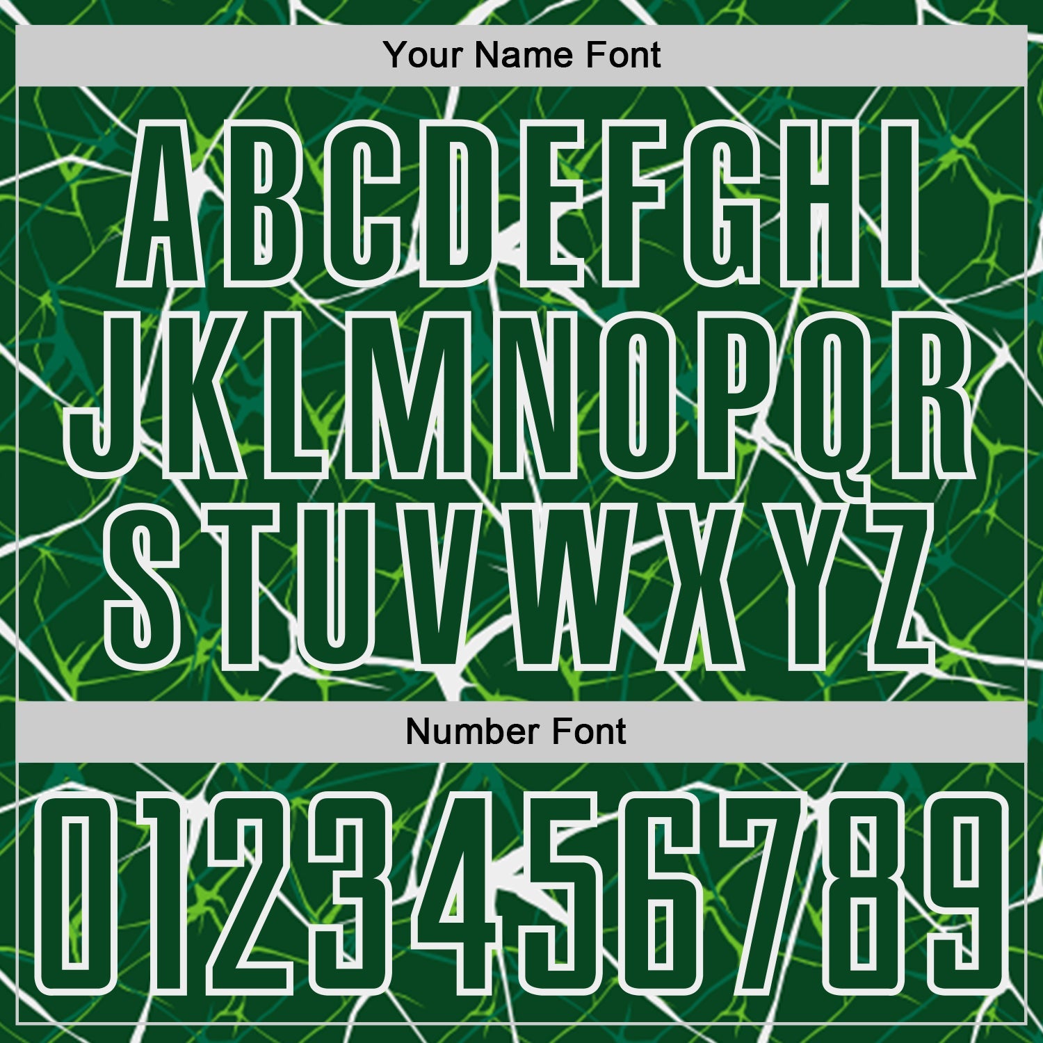 Custom Green-White Abstract Network Crackle Sublimation Soccer Uniform Jersey view 6