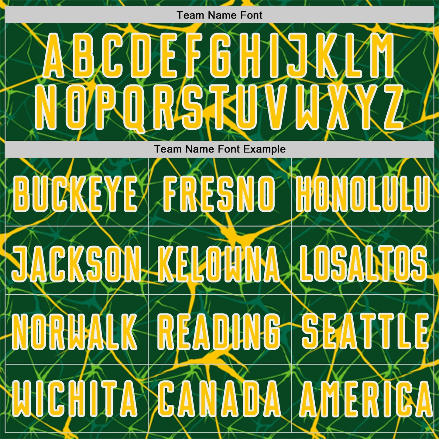 Custom Green Yellow-White Abstract Network Crackle Sublimation Soccer Uniform Jersey view 5