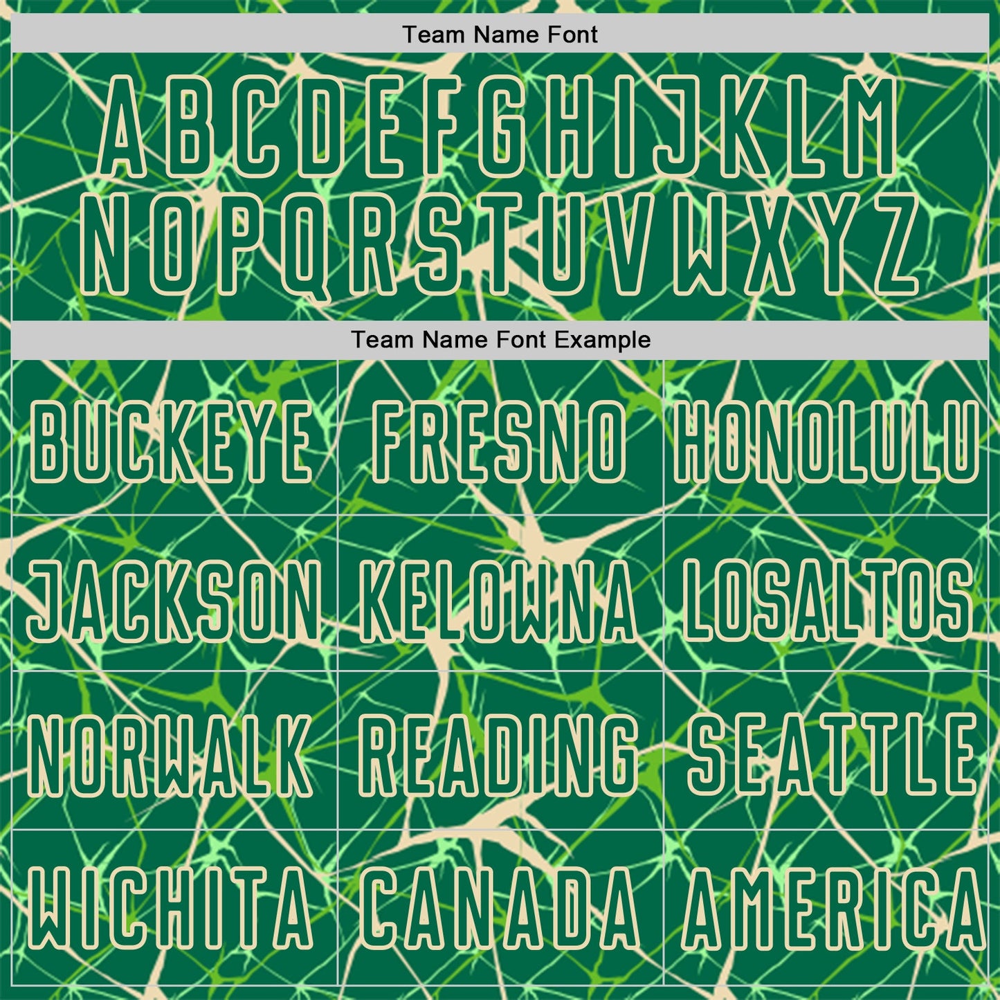 Custom Kelly Green-Cream Abstract Network Crackle Sublimation Soccer Uniform Jersey view 5