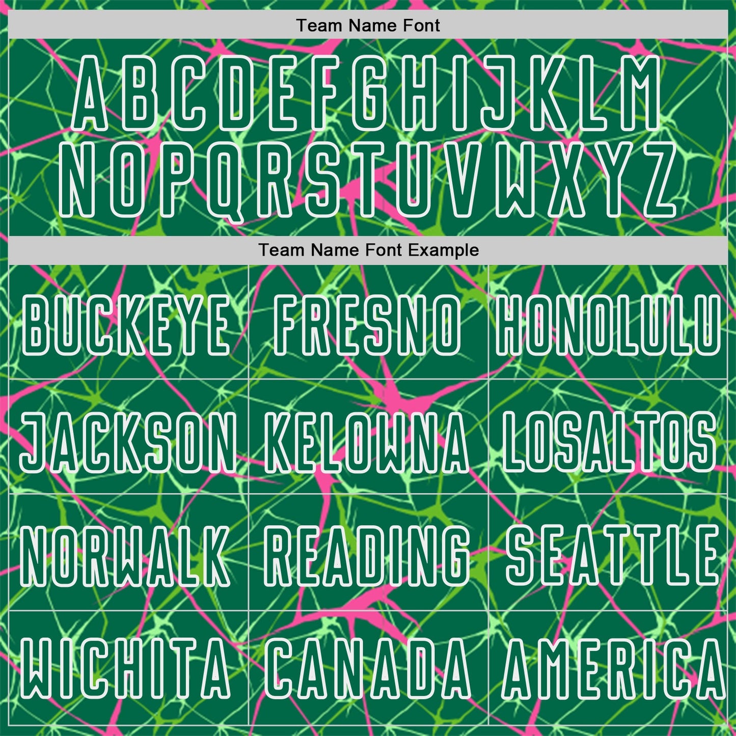 Custom Kelly Green Pink-White Abstract Network Crackle Sublimation Soccer Uniform Jersey view 5