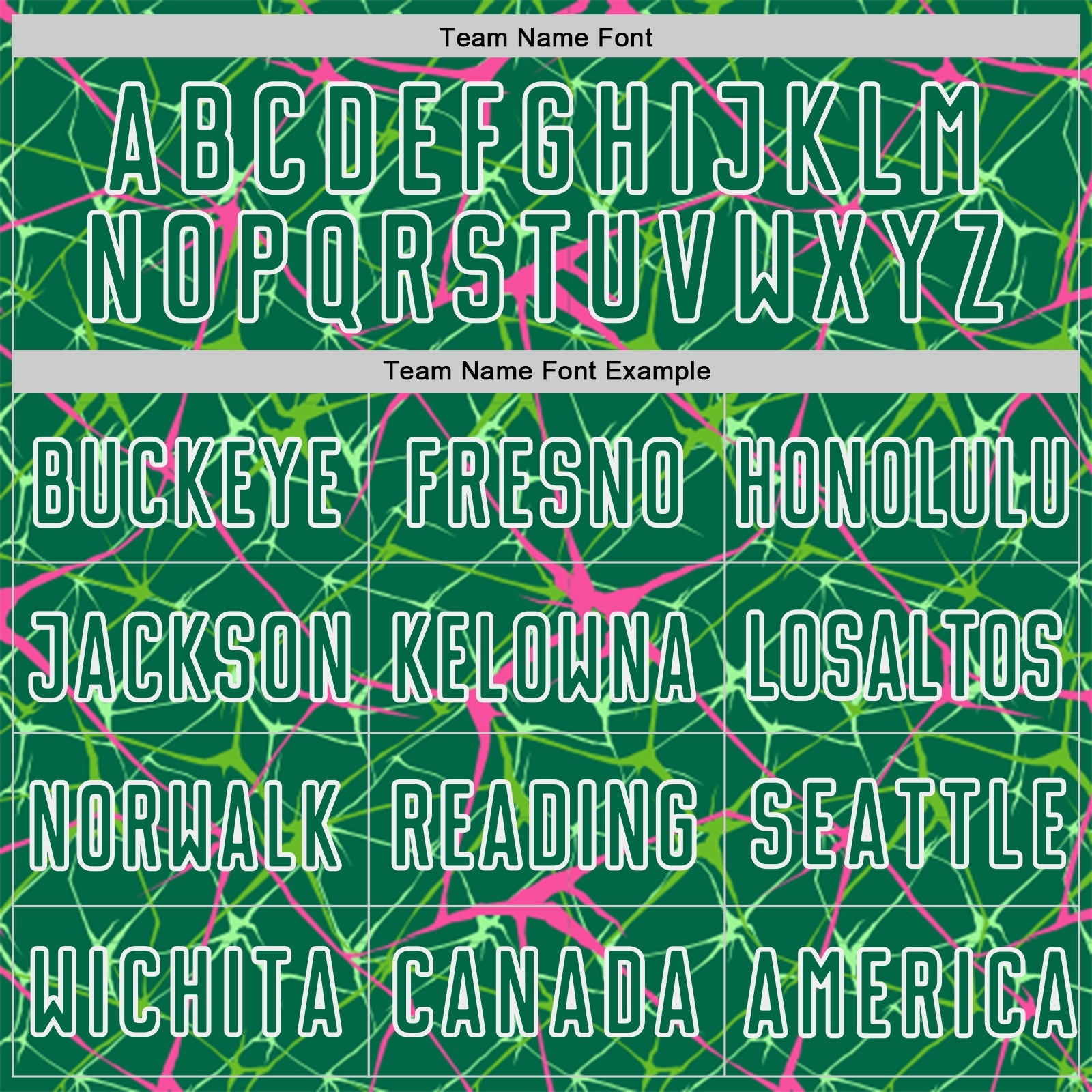 Custom Kelly Green Pink-White Abstract Network Crackle Sublimation Soccer Uniform Jersey view 5