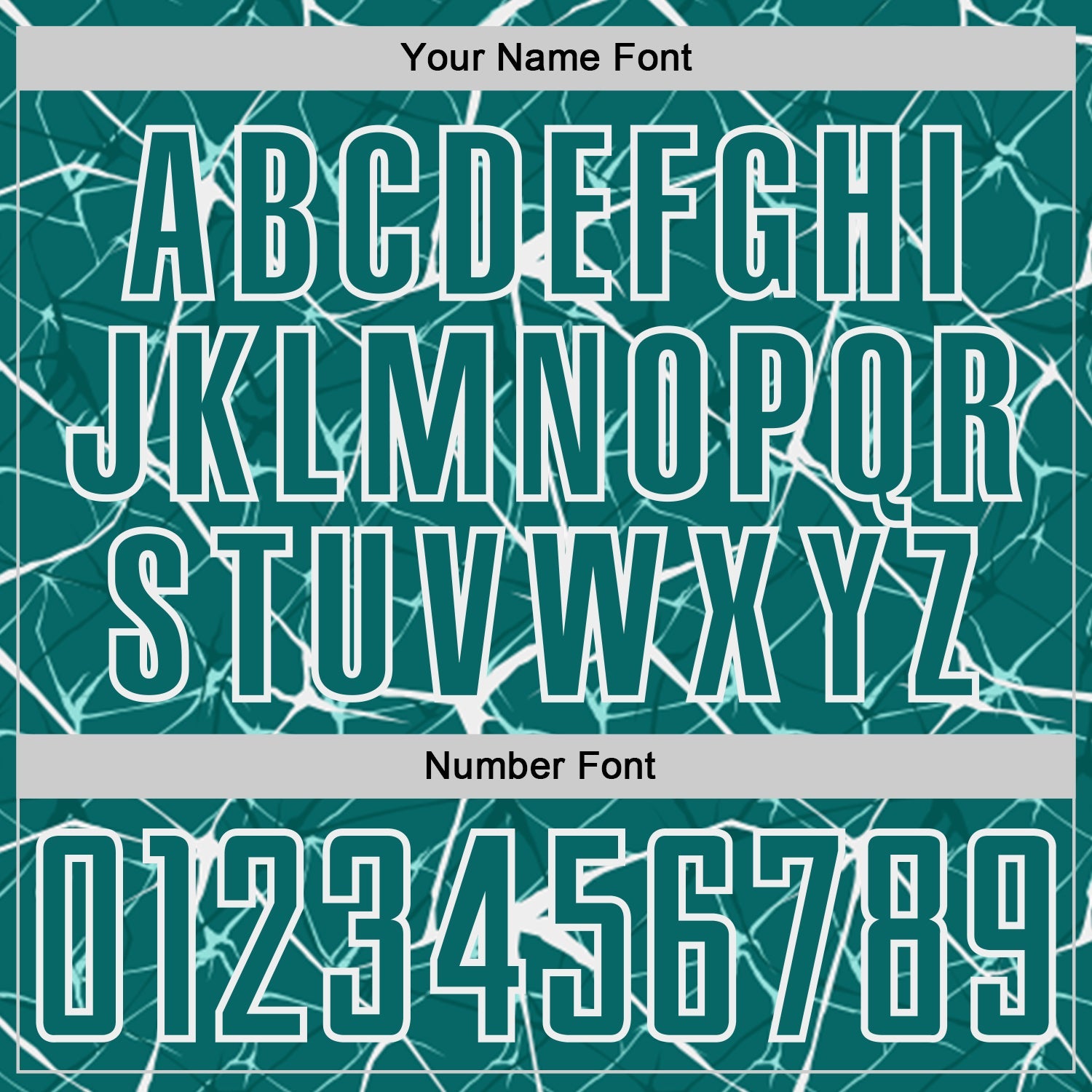 Custom Teal-White Abstract Network Crackle Sublimation Soccer Uniform Jersey view 6