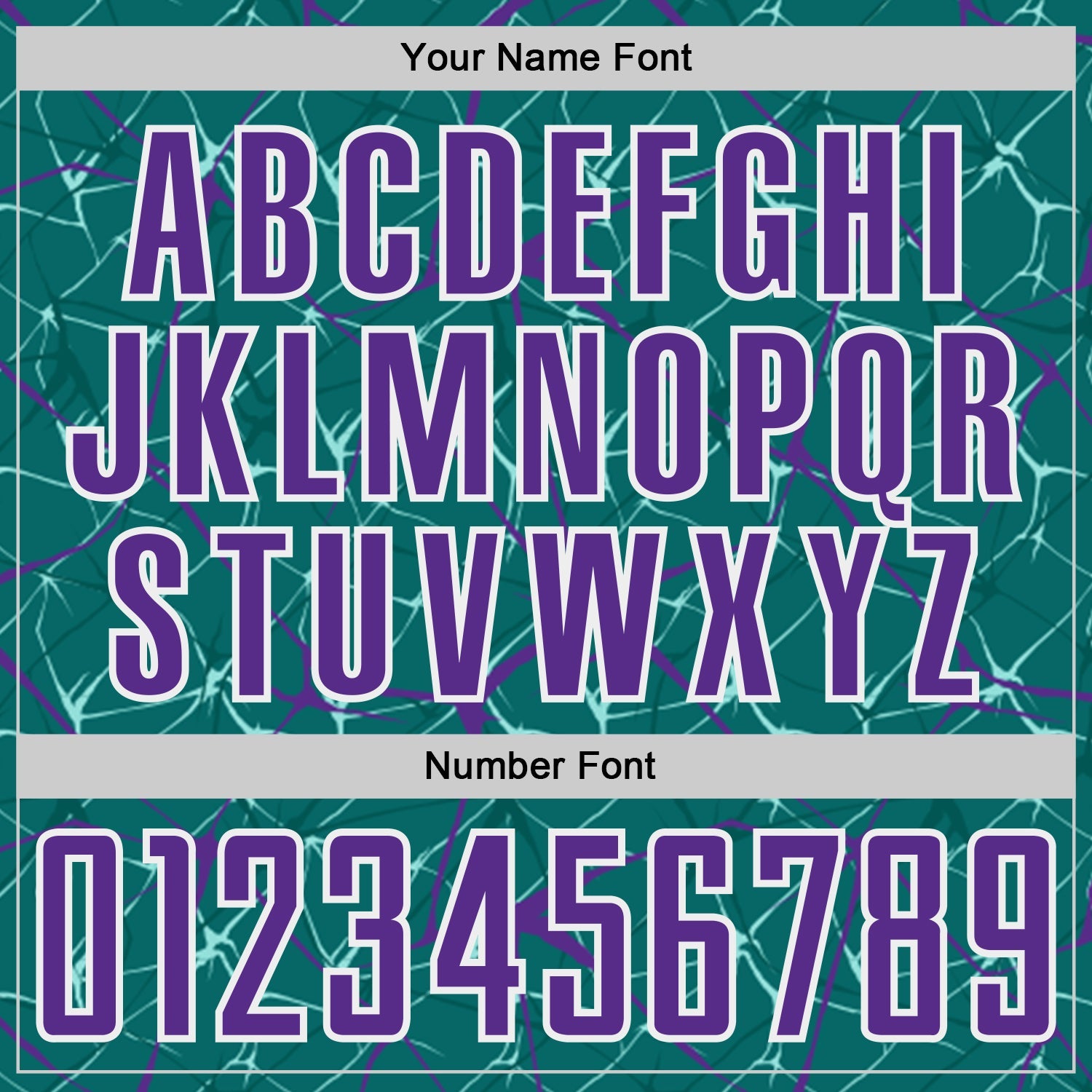 Custom Teal Purple-White Abstract Network Crackle Sublimation Soccer Uniform Jersey view 6