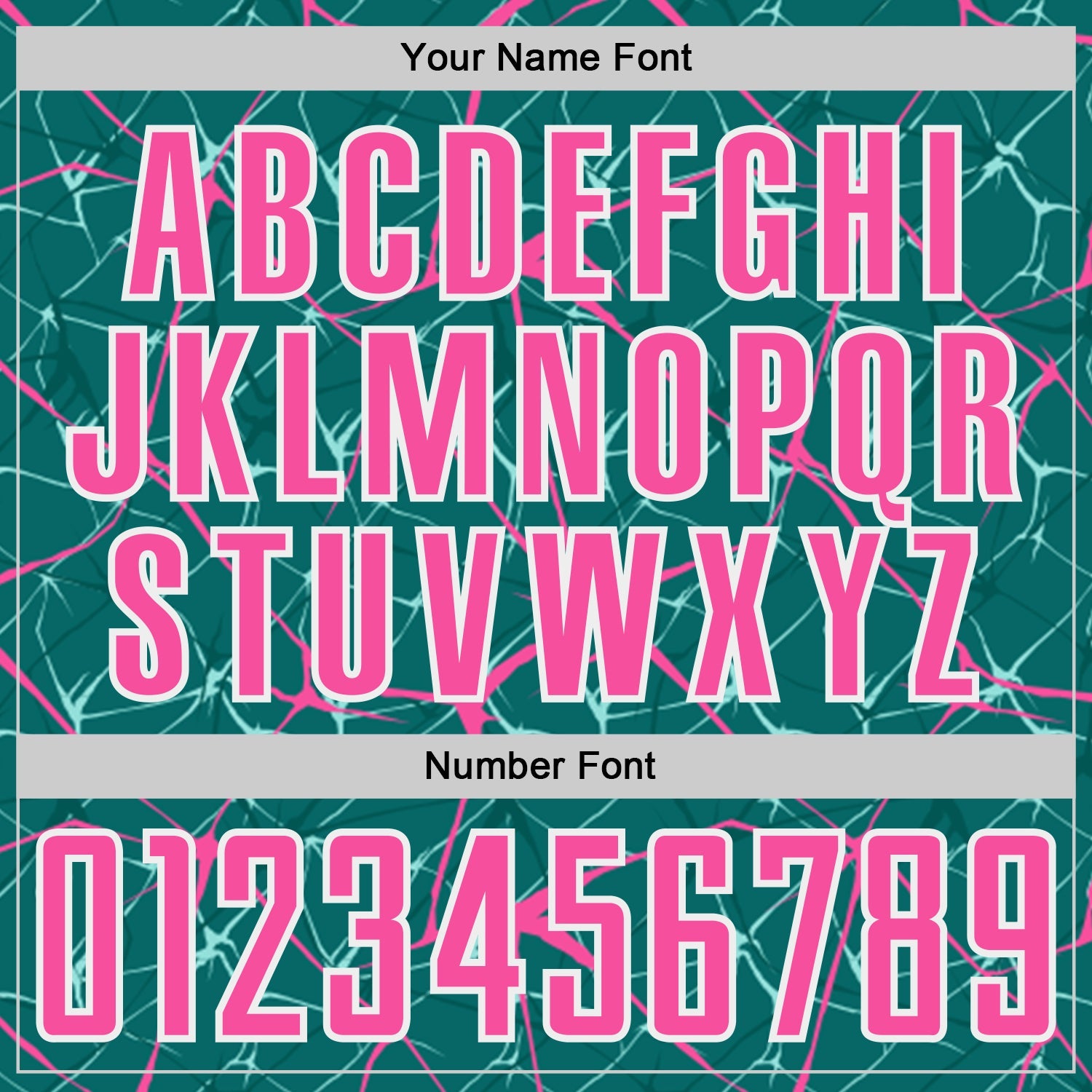 Custom Teal Pink-White Abstract Network Crackle Sublimation Soccer Uniform Jersey view 6