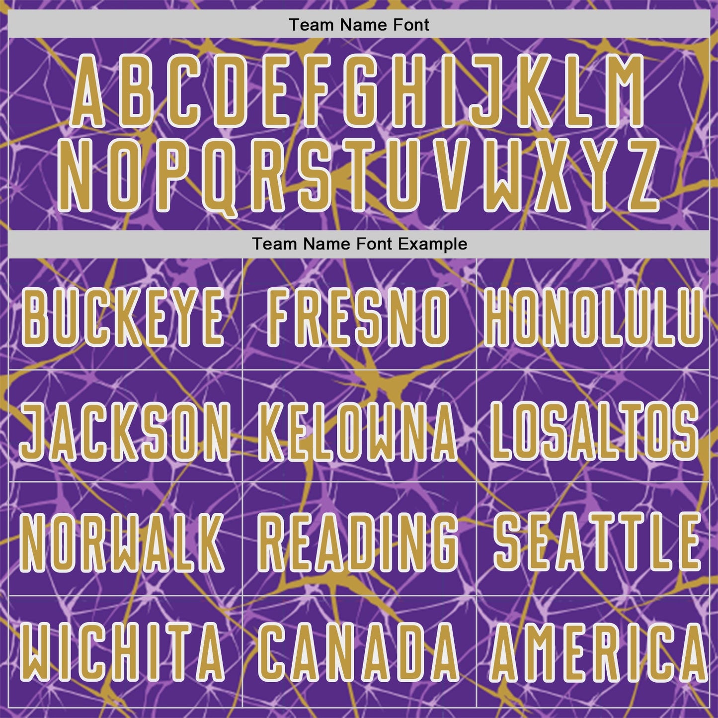 Custom Purple Old Gold-White Abstract Network Crackle Sublimation Soccer Uniform Jersey view 5