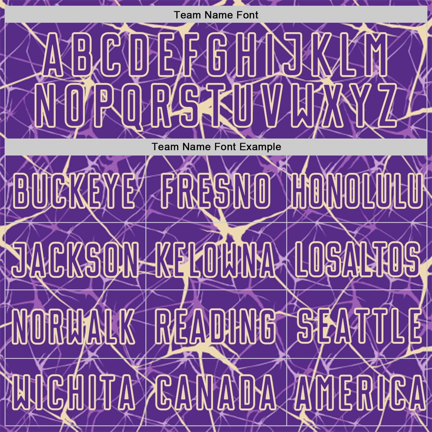 Custom Purple-Cream Abstract Network Crackle Sublimation Soccer Uniform Jersey view 5