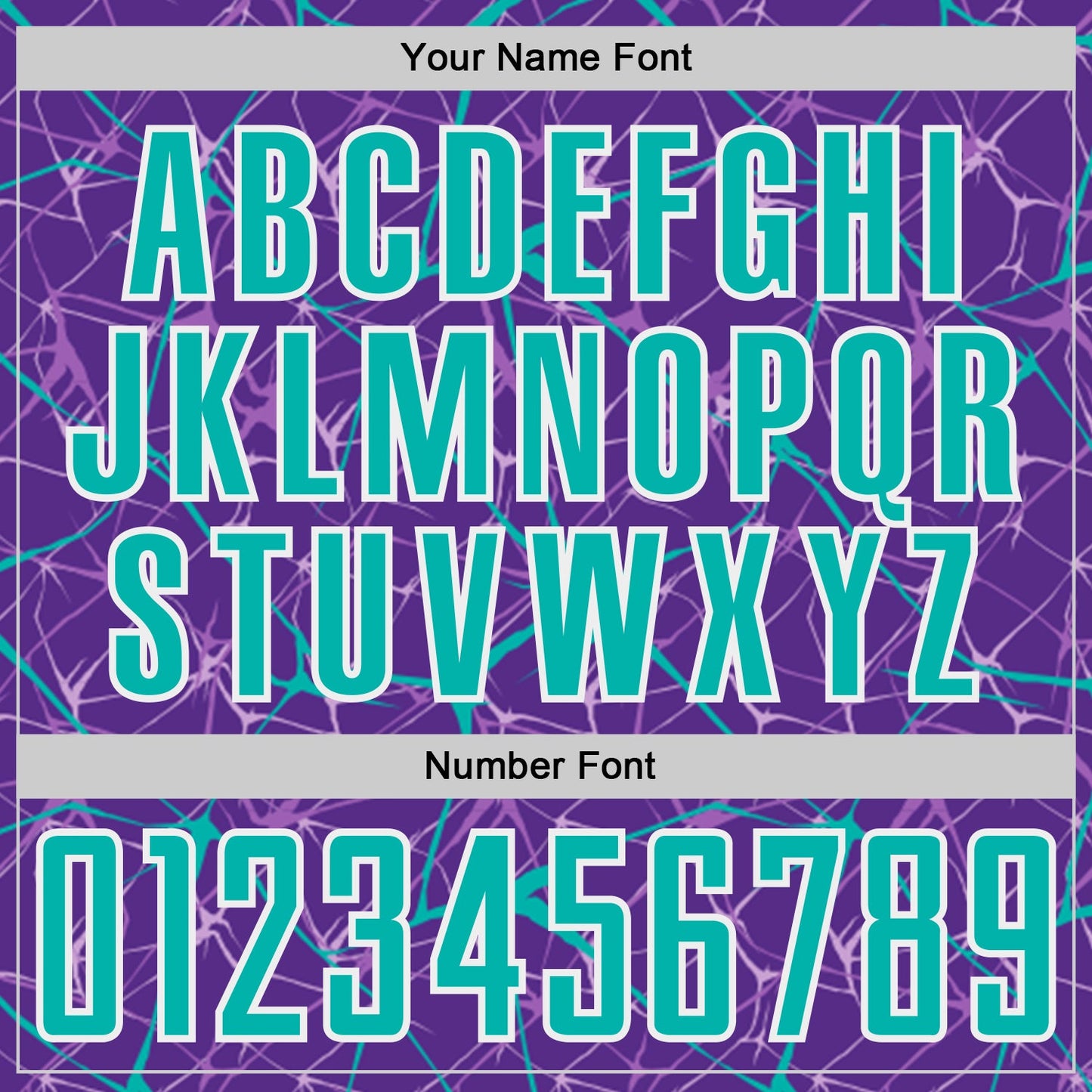 Custom Purple Aqua-White Abstract Network Crackle Sublimation Soccer Uniform Jersey view 6