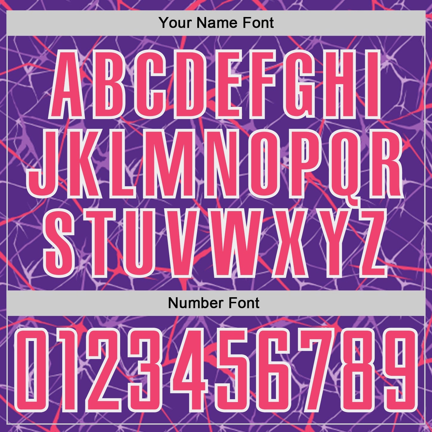 Custom Purple Neon Pink-White Abstract Network Crackle Sublimation Soccer Uniform Jersey view 6