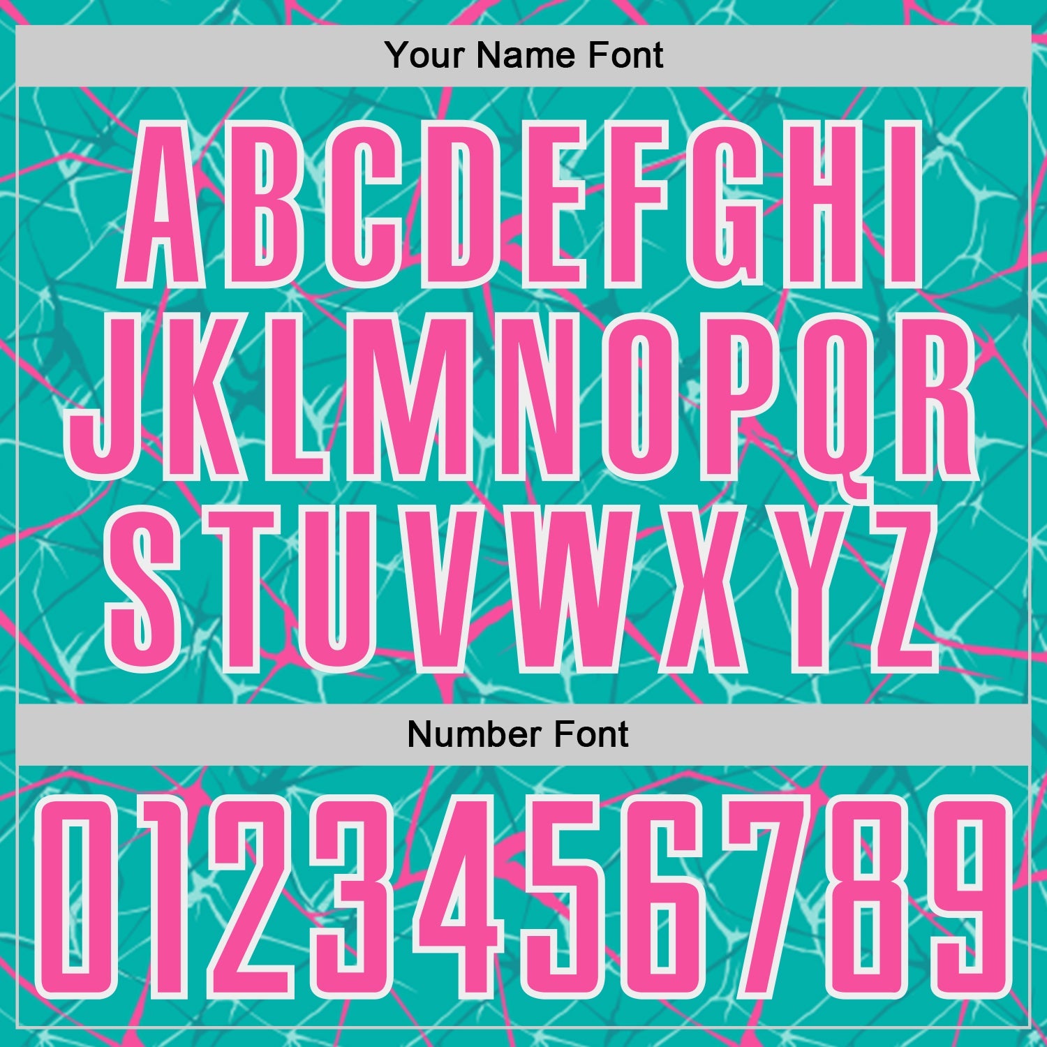 Custom Aqua Pink-White Abstract Network Crackle Sublimation Soccer Uniform Jersey view 6