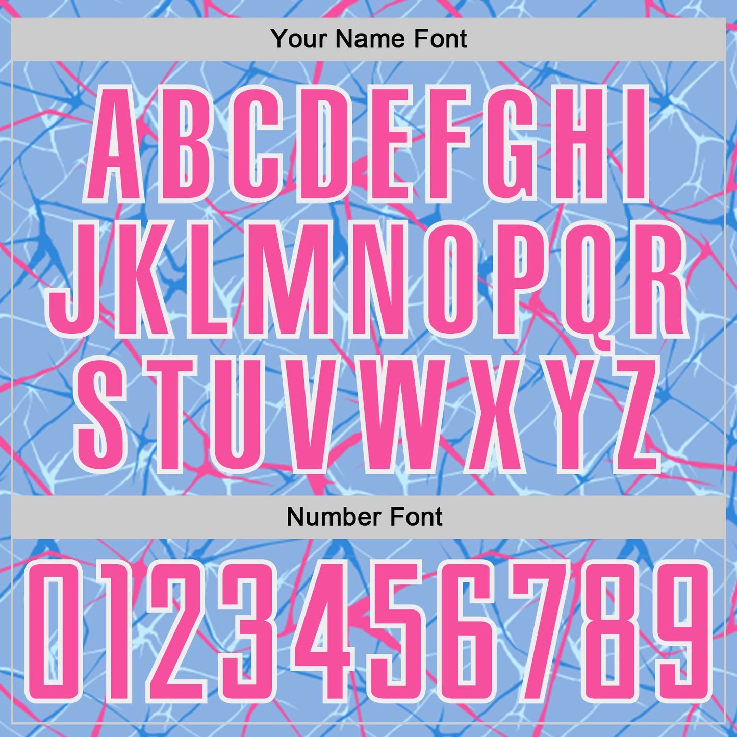 Custom Light Blue Pink-White Abstract Network Crackle Sublimation Soccer Uniform Jersey view 6