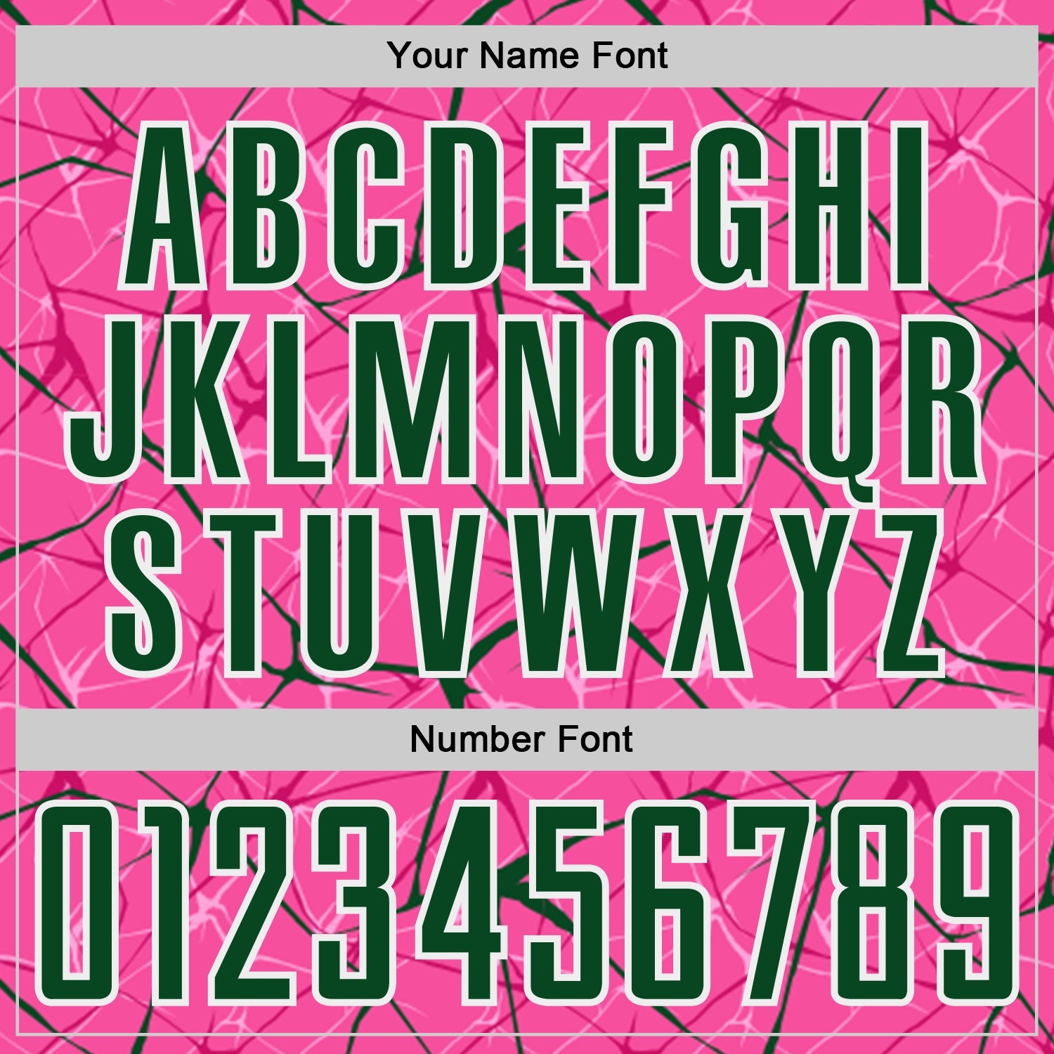 Custom Pink Green-White Abstract Network Crackle Sublimation Soccer Uniform Jersey view 6