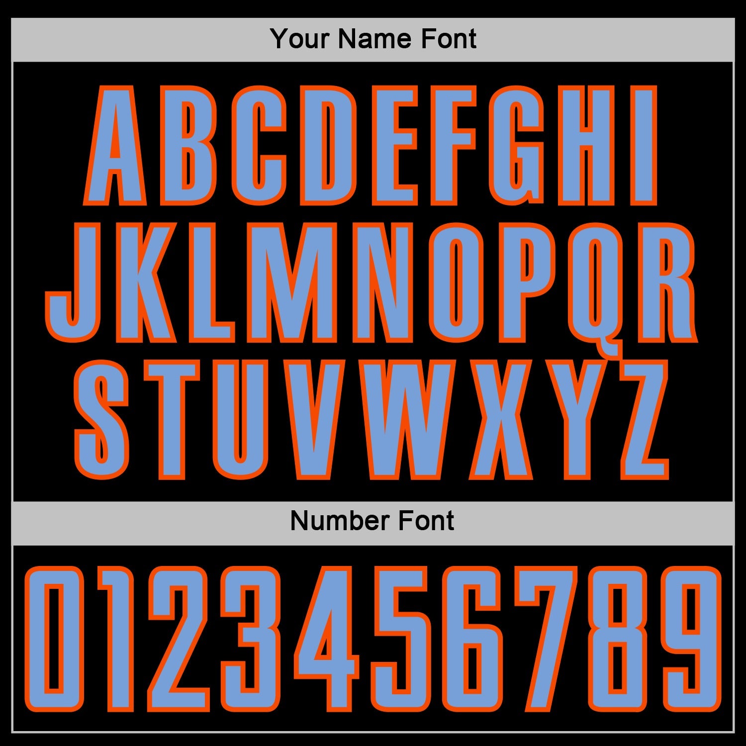 Custom Black Powder Blue Orange-White Digital Camo Raglan Sleeves Sublimation Soccer Uniform Jersey view 6