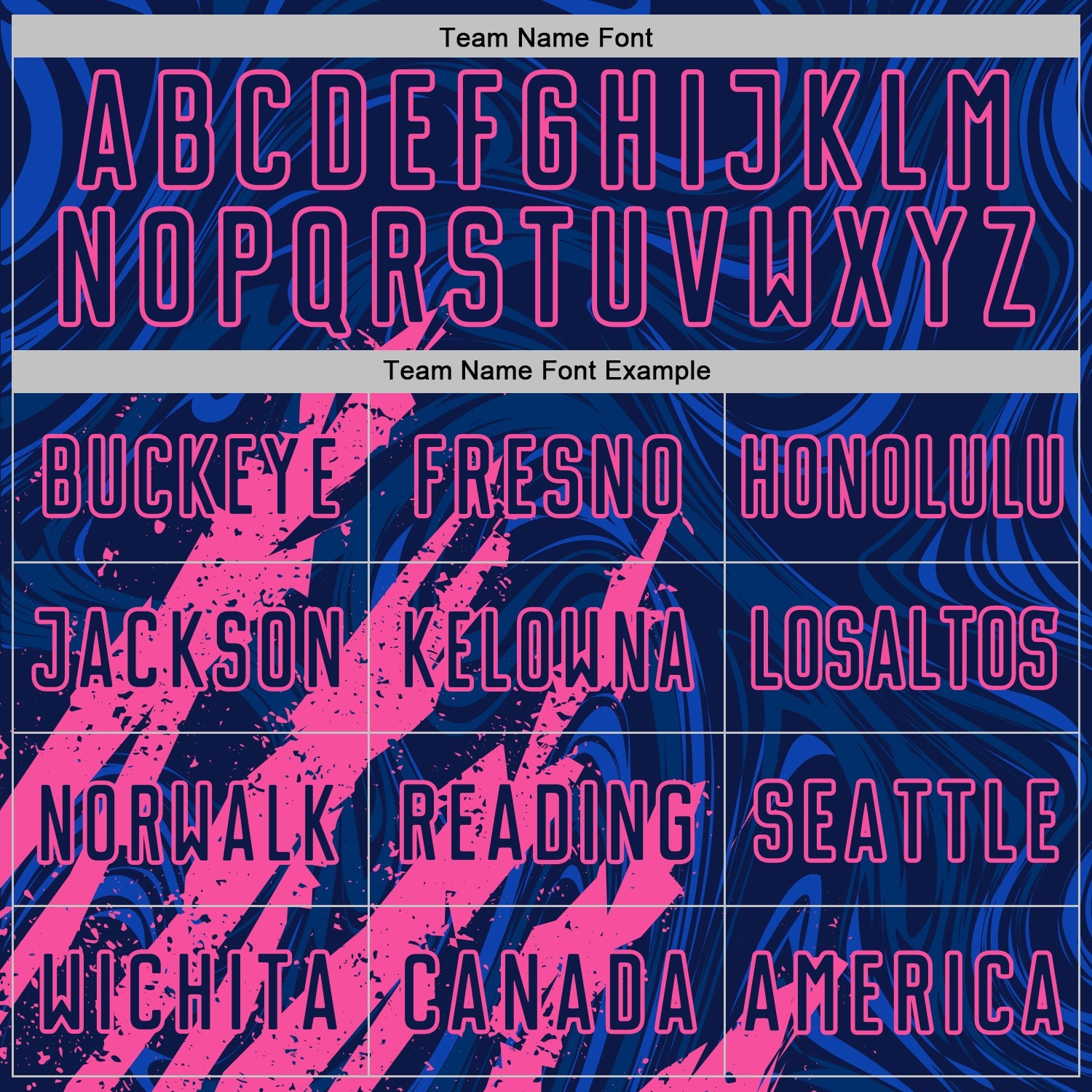Custom Navy-Pink Brush Stroke Splatter Liquid Swirl Sublimation Soccer Uniform Jersey view 5