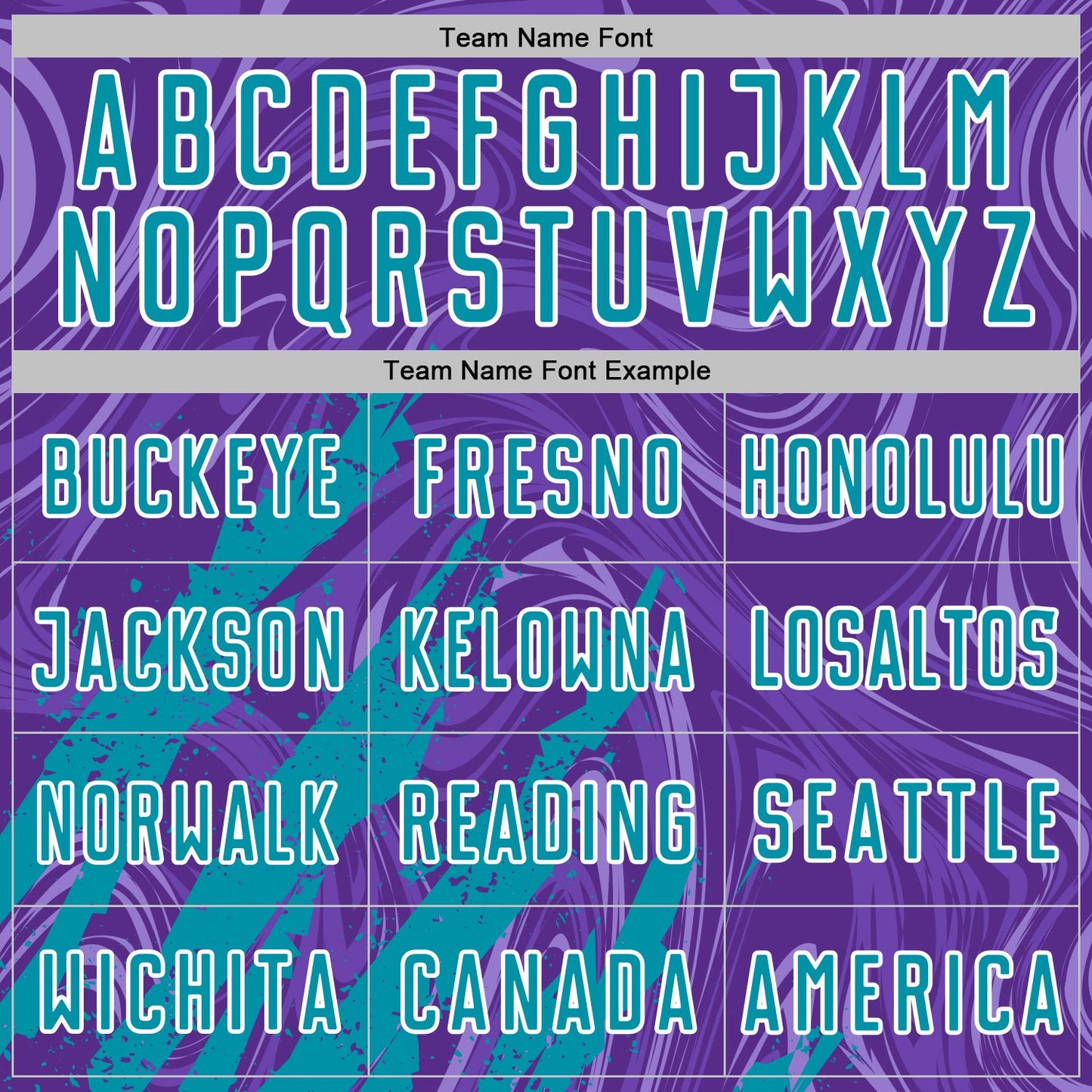 Custom Purple Teal-White Brush Stroke Splatter Liquid Swirl Sublimation Soccer Uniform Jersey view 5