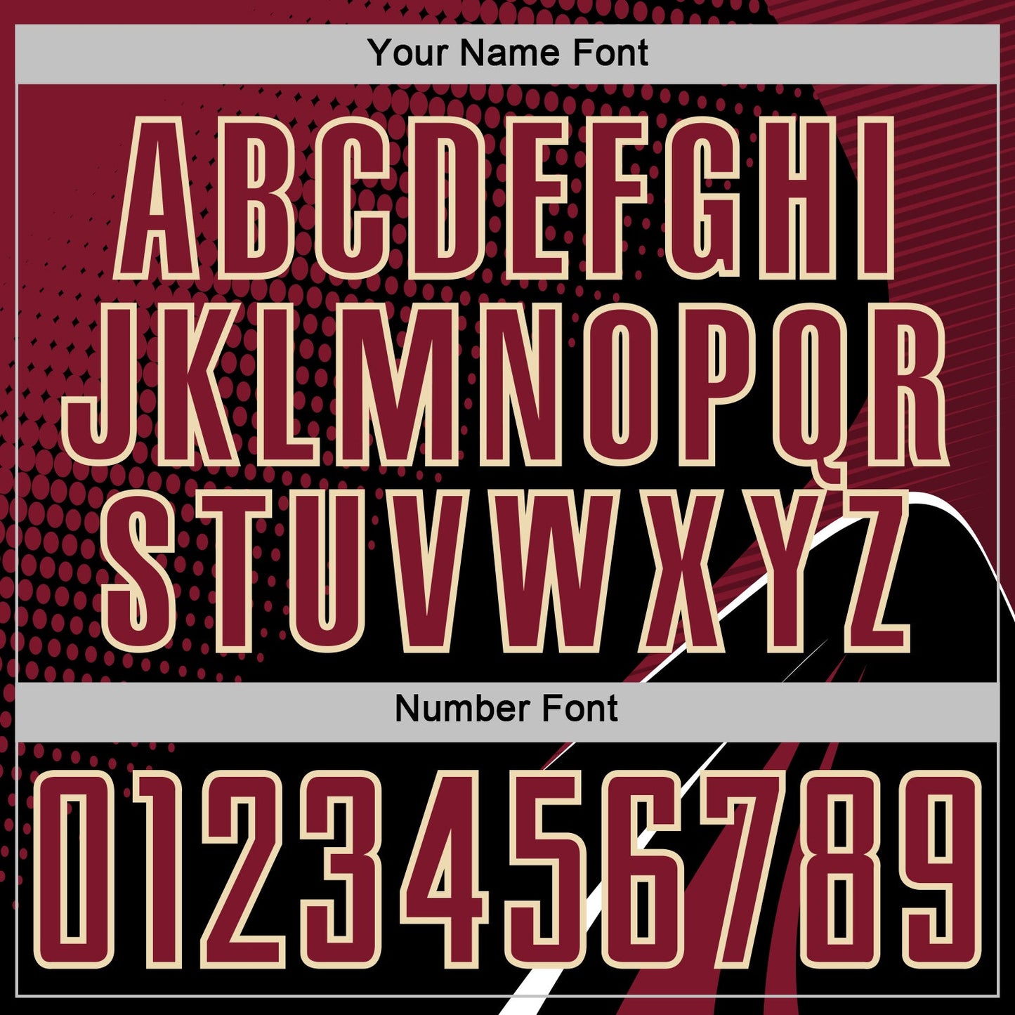 Custom Black Crimson White-Cream Halftone Dot Dynamic Curve Stripe Sublimation Soccer Uniform Jersey view 6