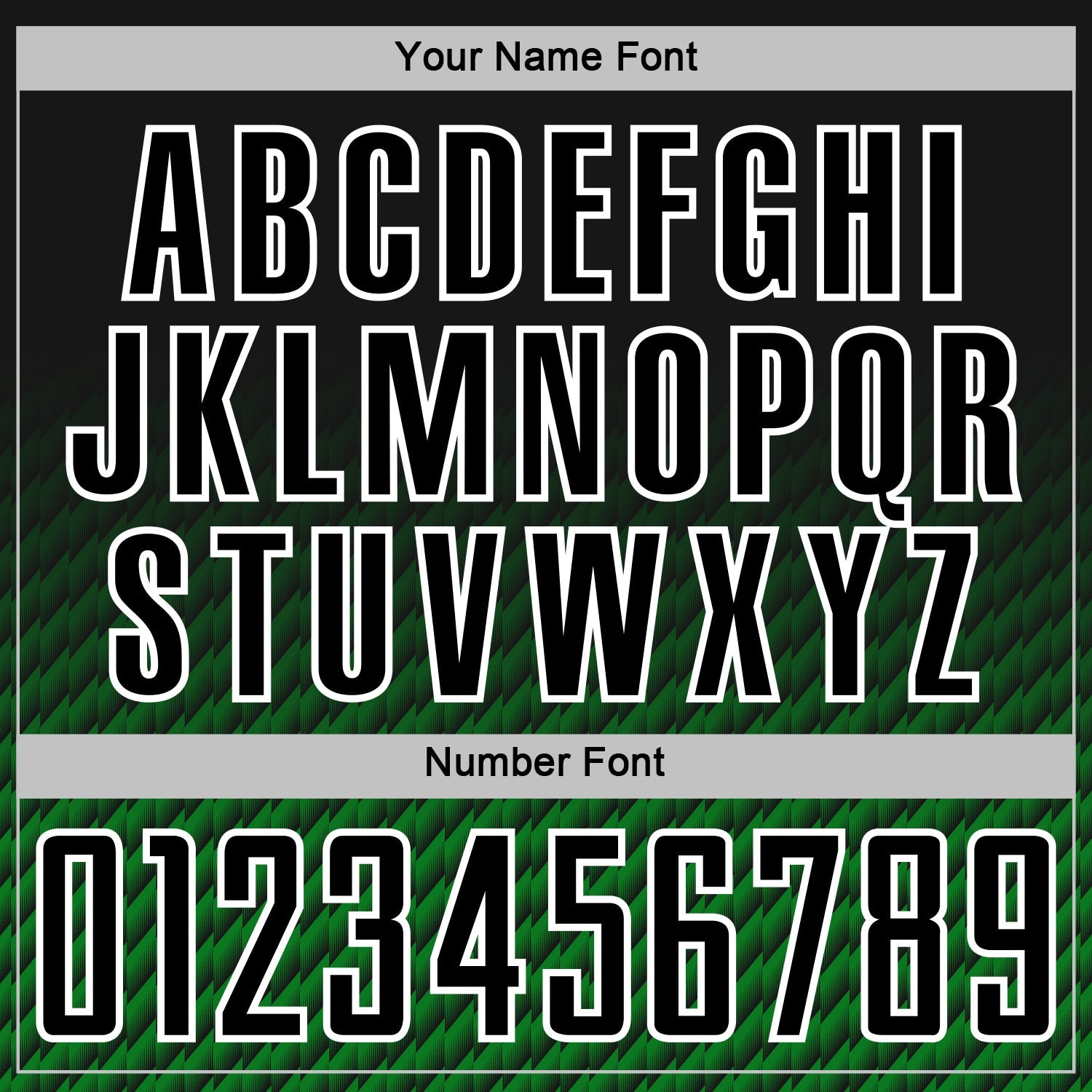 Custom Black Grass Green-White Geometric Wave Gradient Sublimation Soccer Uniform Jersey view 6