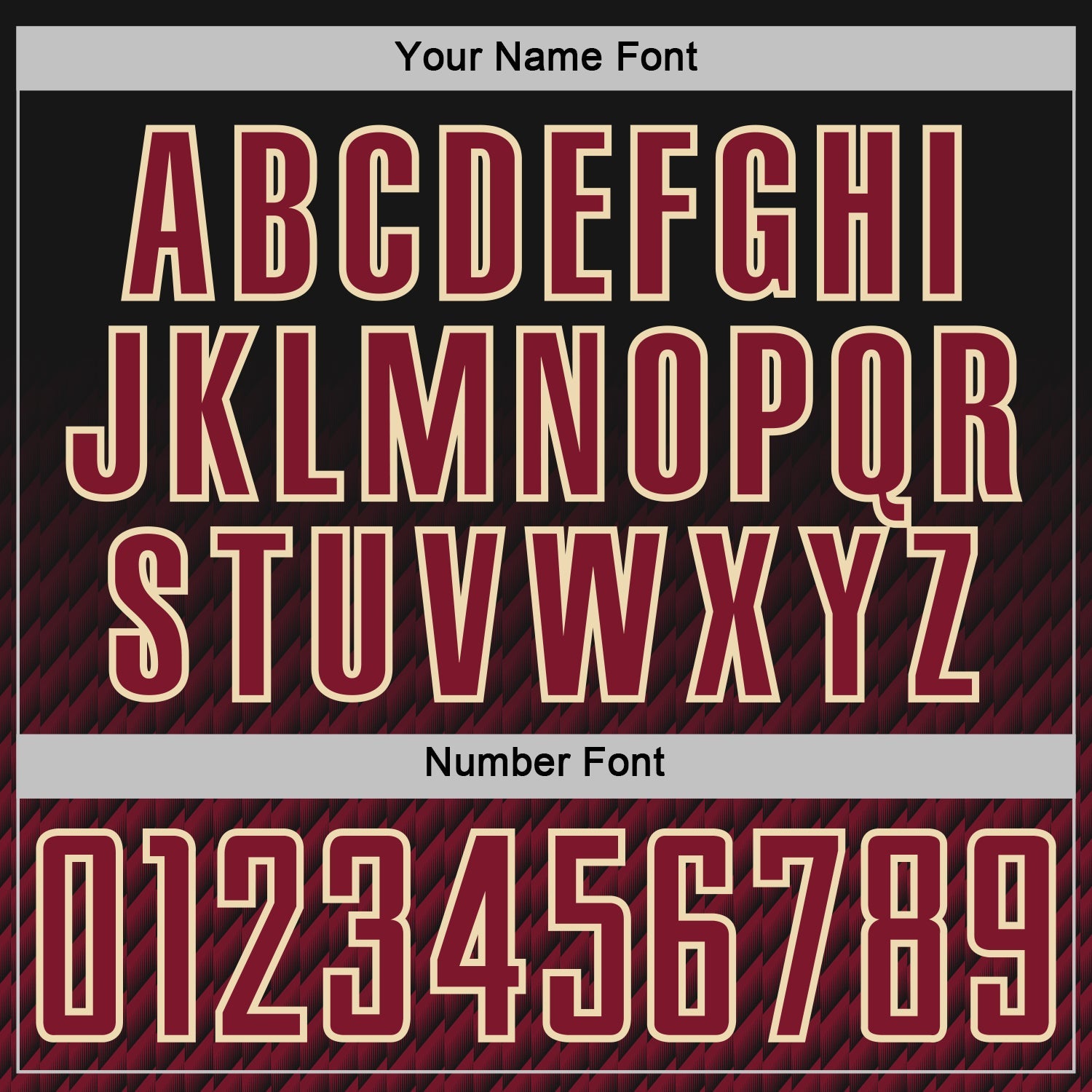 Custom Black Crimson-Cream Geometric Wave Gradient Sublimation Soccer Uniform Jersey view 6