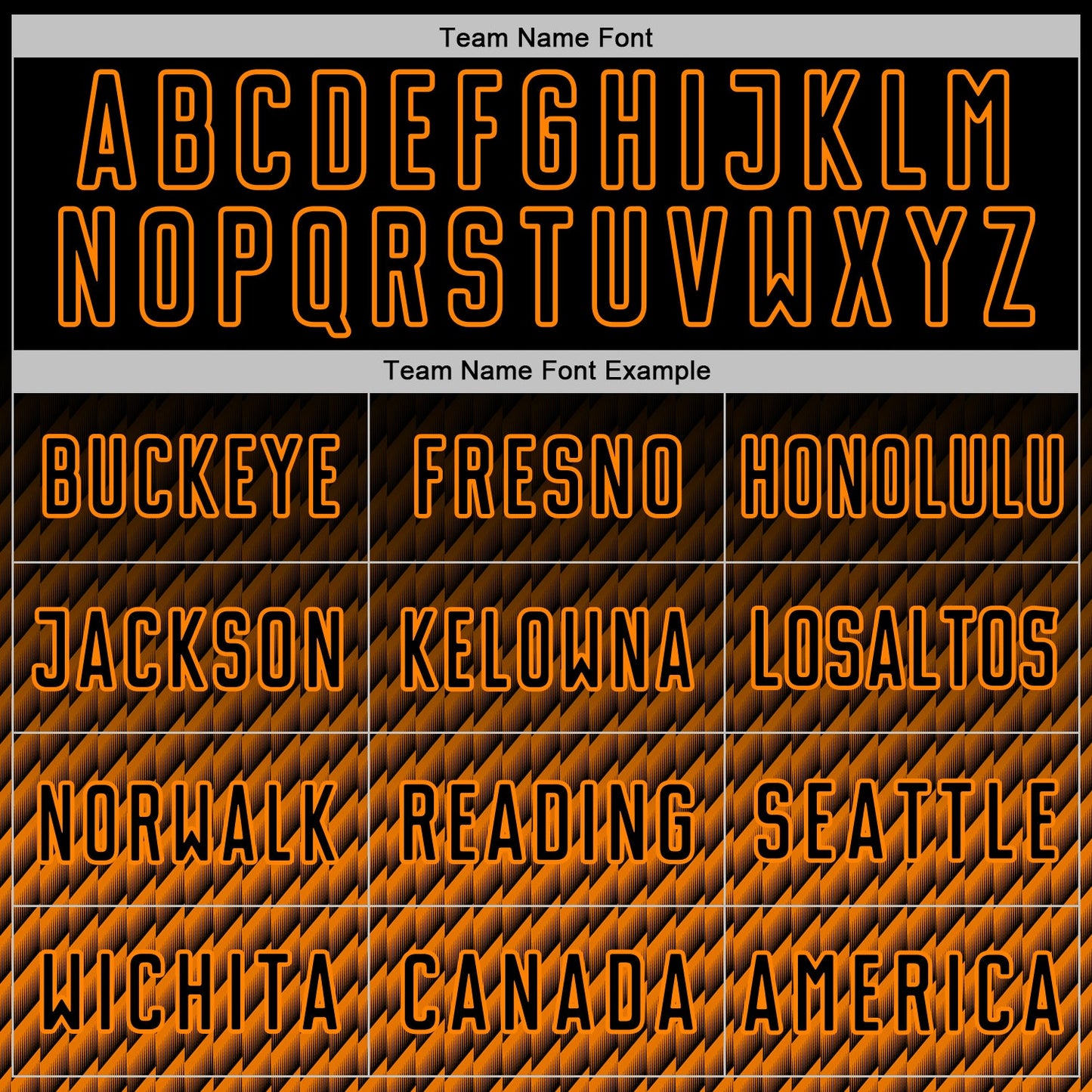 Custom Black-Bay Orange Geometric Wave Gradient Sublimation Soccer Uniform Jersey view 5
