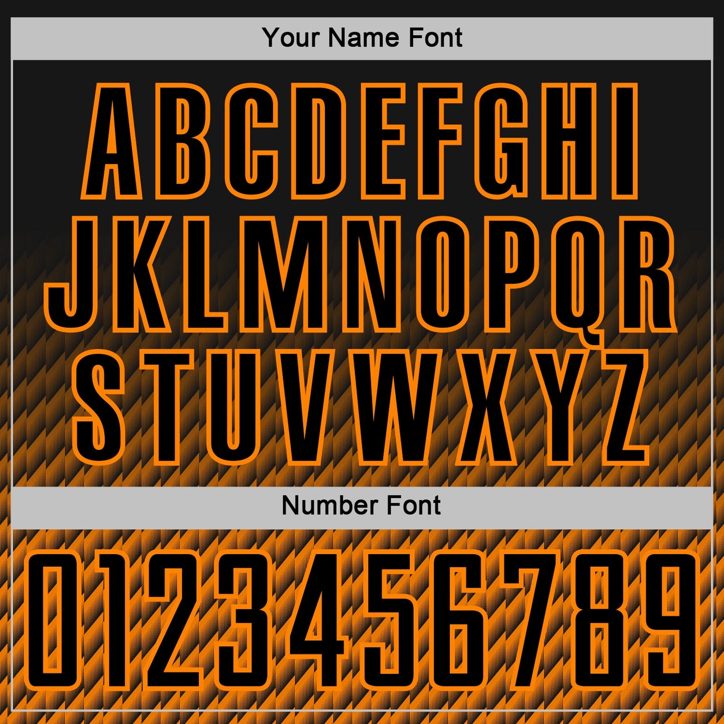 Custom Black-Bay Orange Geometric Wave Gradient Sublimation Soccer Uniform Jersey view 6