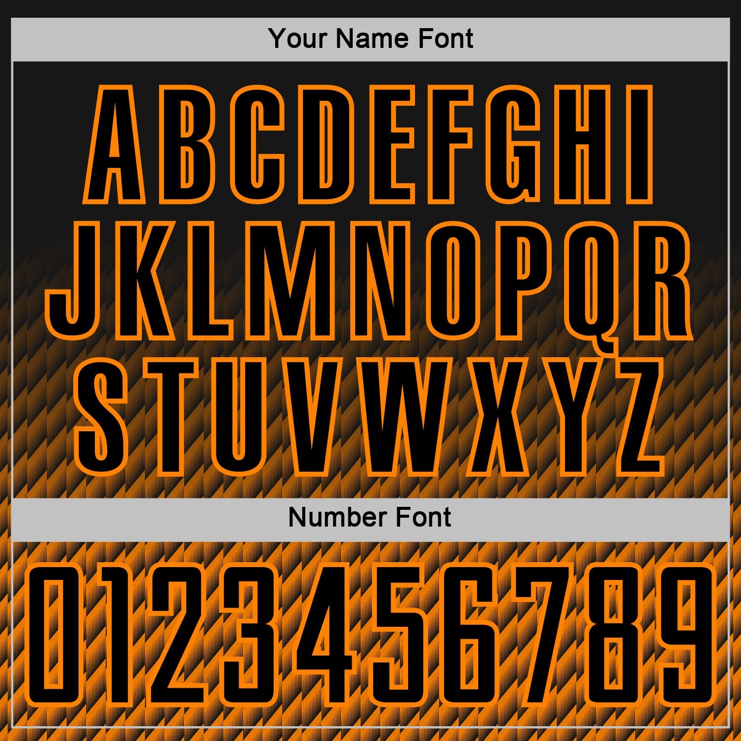 Custom Black-Bay Orange Geometric Wave Gradient Sublimation Soccer Uniform Jersey view 6