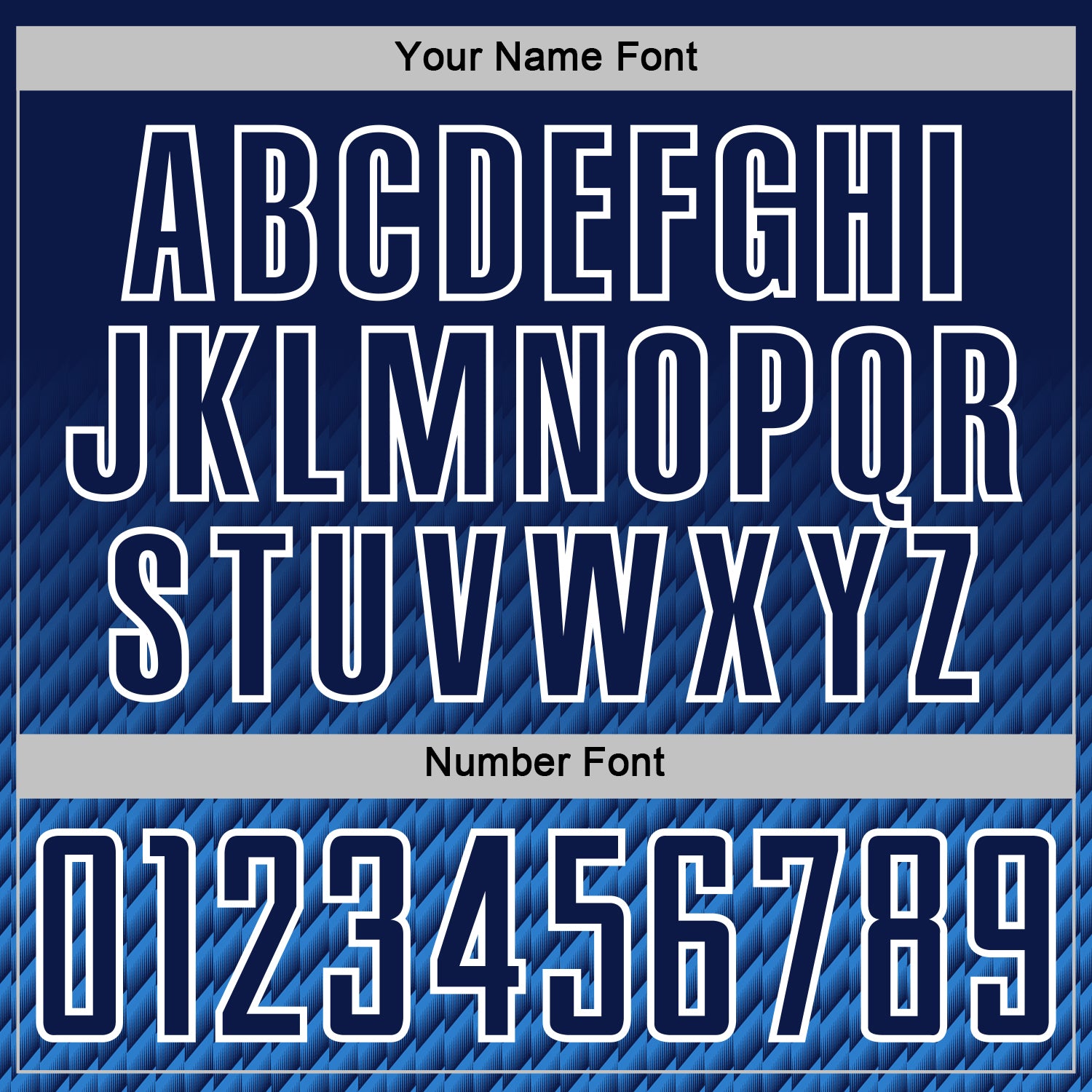 Custom Navy Powder Blue-White Geometric Wave Gradient Sublimation Soccer Uniform Jersey view 6