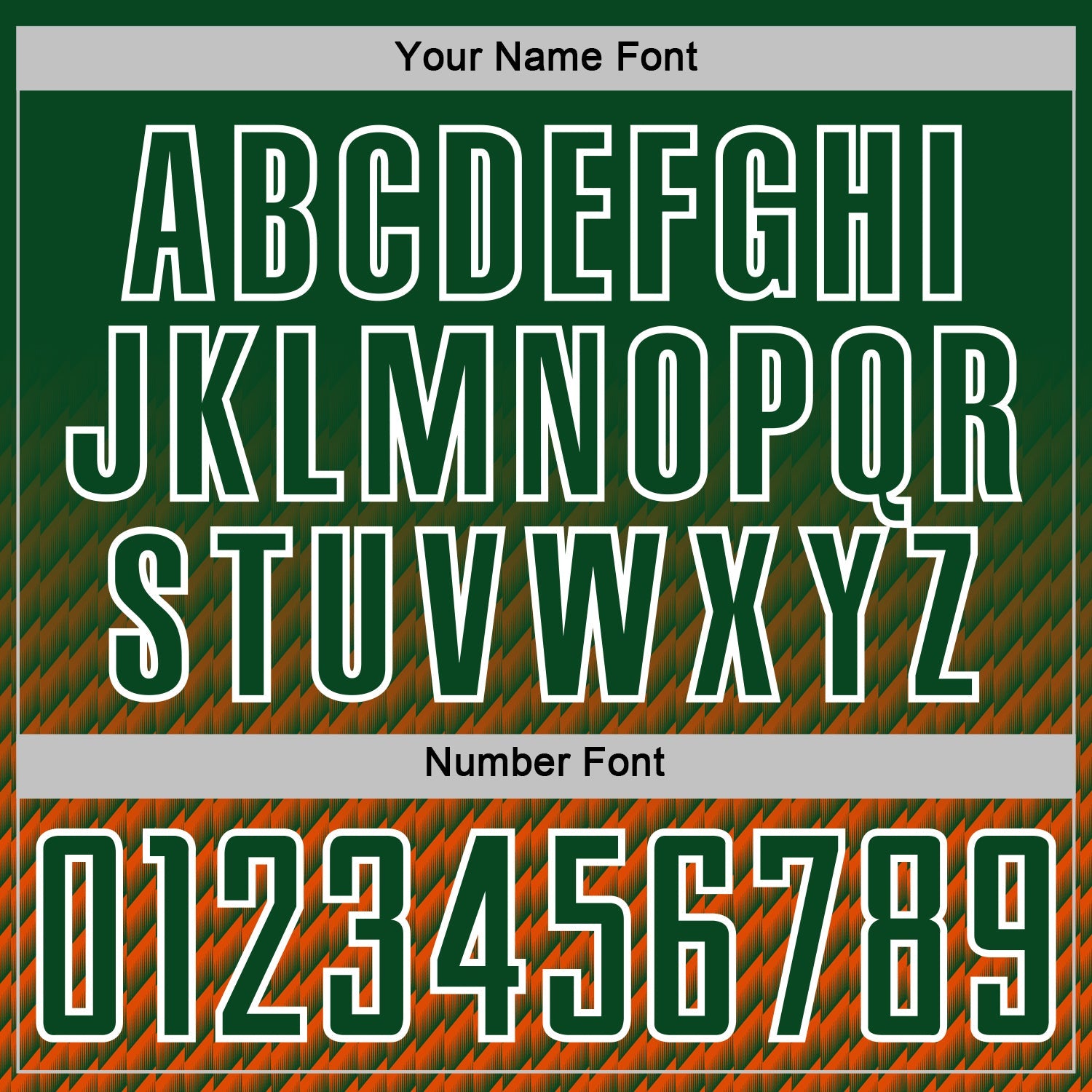 Custom Green Orange-White Geometric Wave Gradient Sublimation Soccer Uniform Jersey view 6