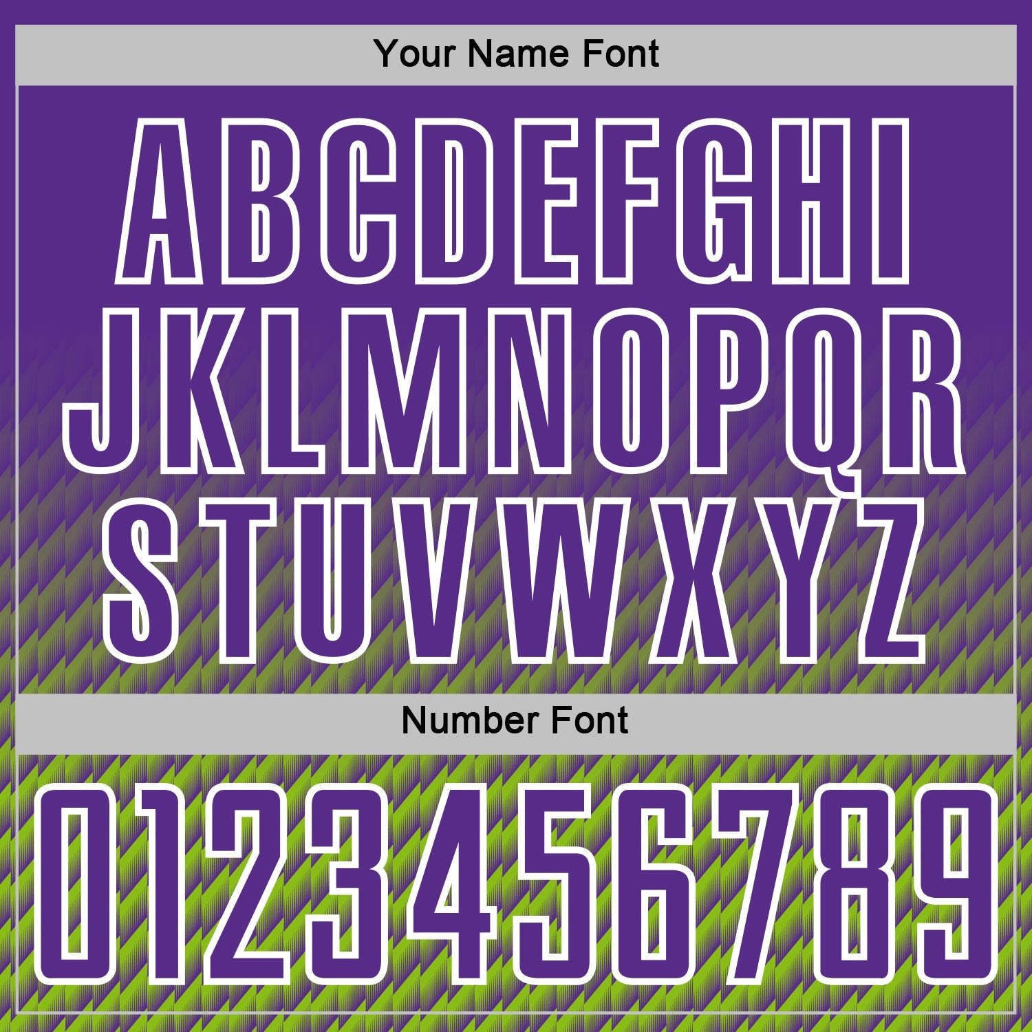 Custom Purple Neon Green-White Geometric Wave Gradient Sublimation Soccer Uniform Jersey view 6