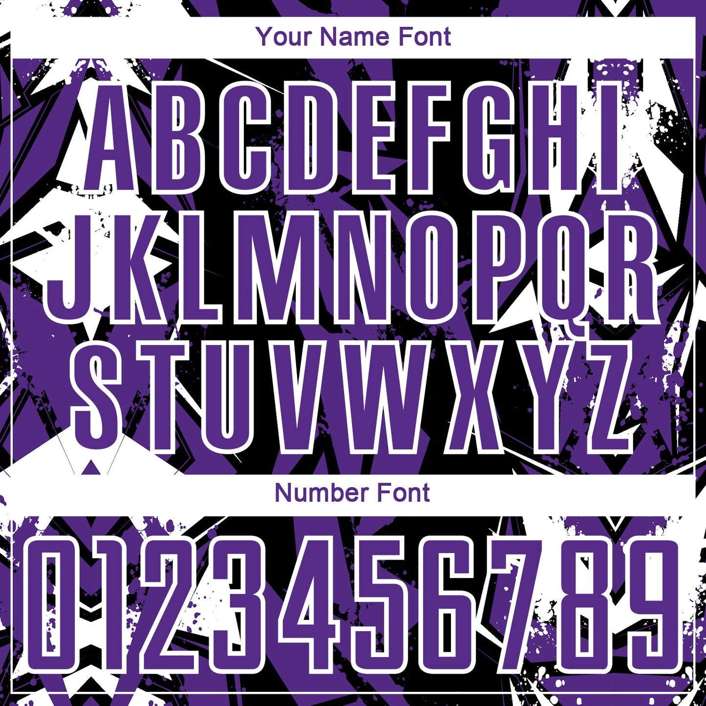Custom Black Purple-White Geometric Shard Grunge Splash Sublimation Soccer Uniform Jersey view 6