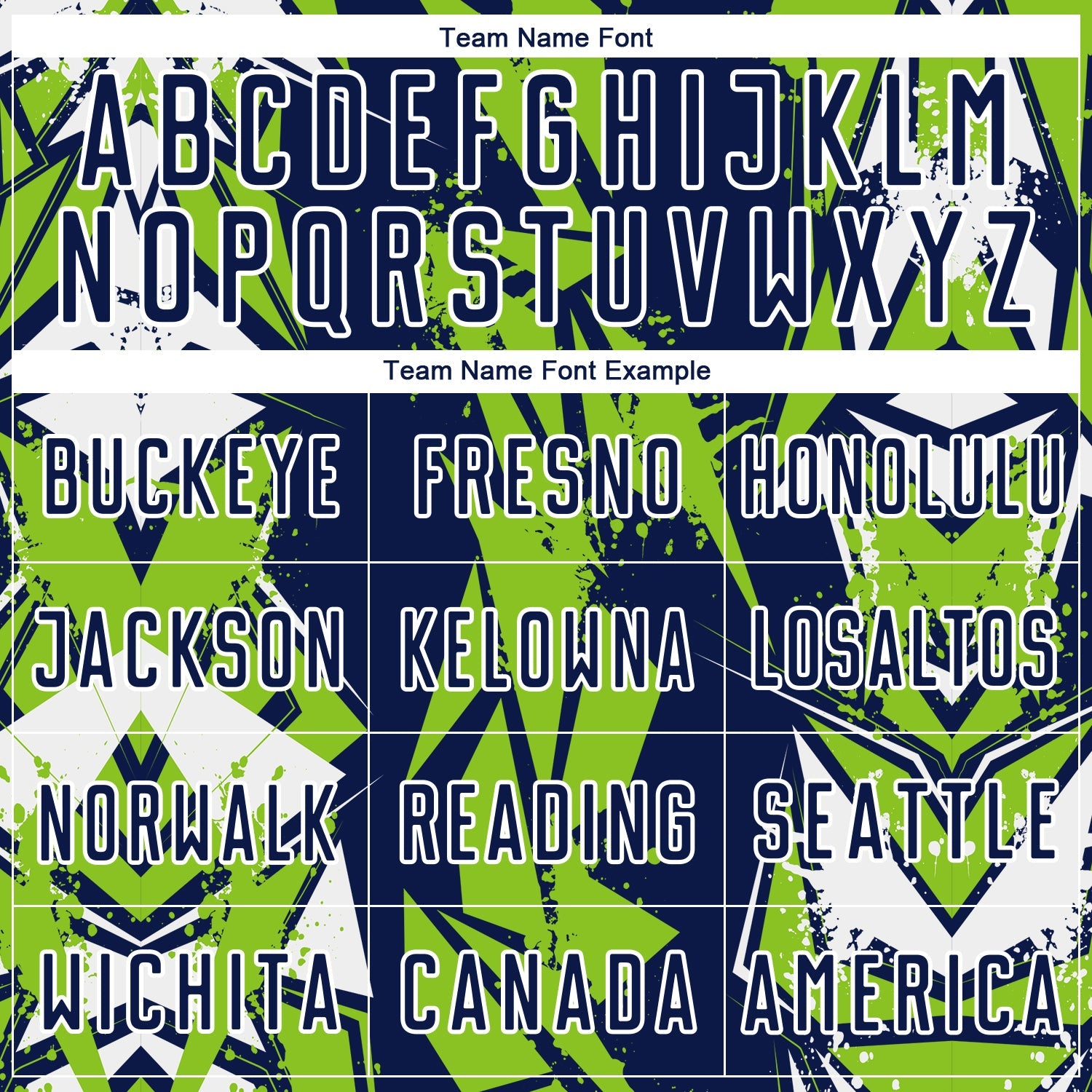 Custom Navy Neon Green-White Geometric Shard Grunge Splash Sublimation Soccer Uniform Jersey view 5
