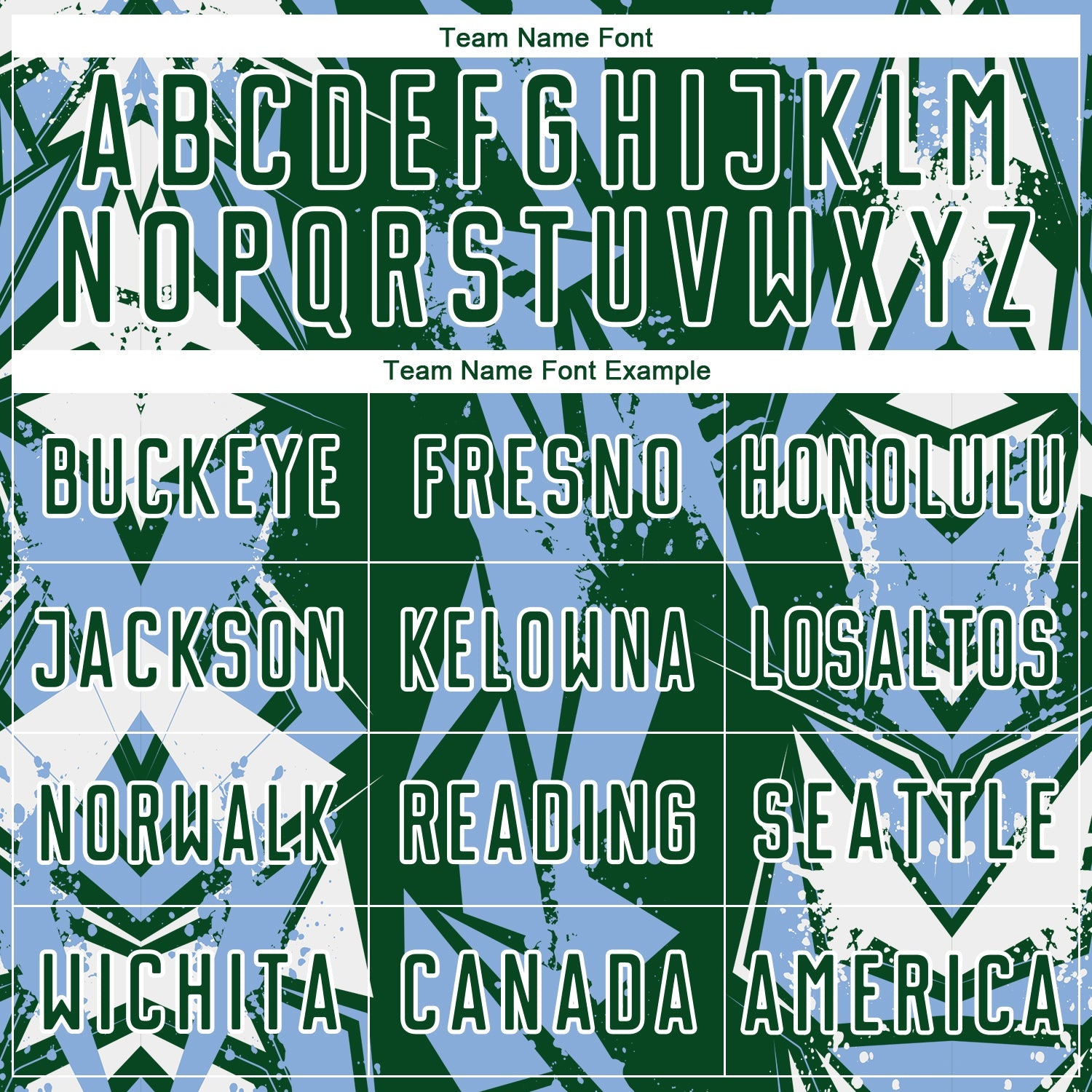 Custom Green Light Blue-White Geometric Shard Grunge Splash Sublimation Soccer Uniform Jersey view 5