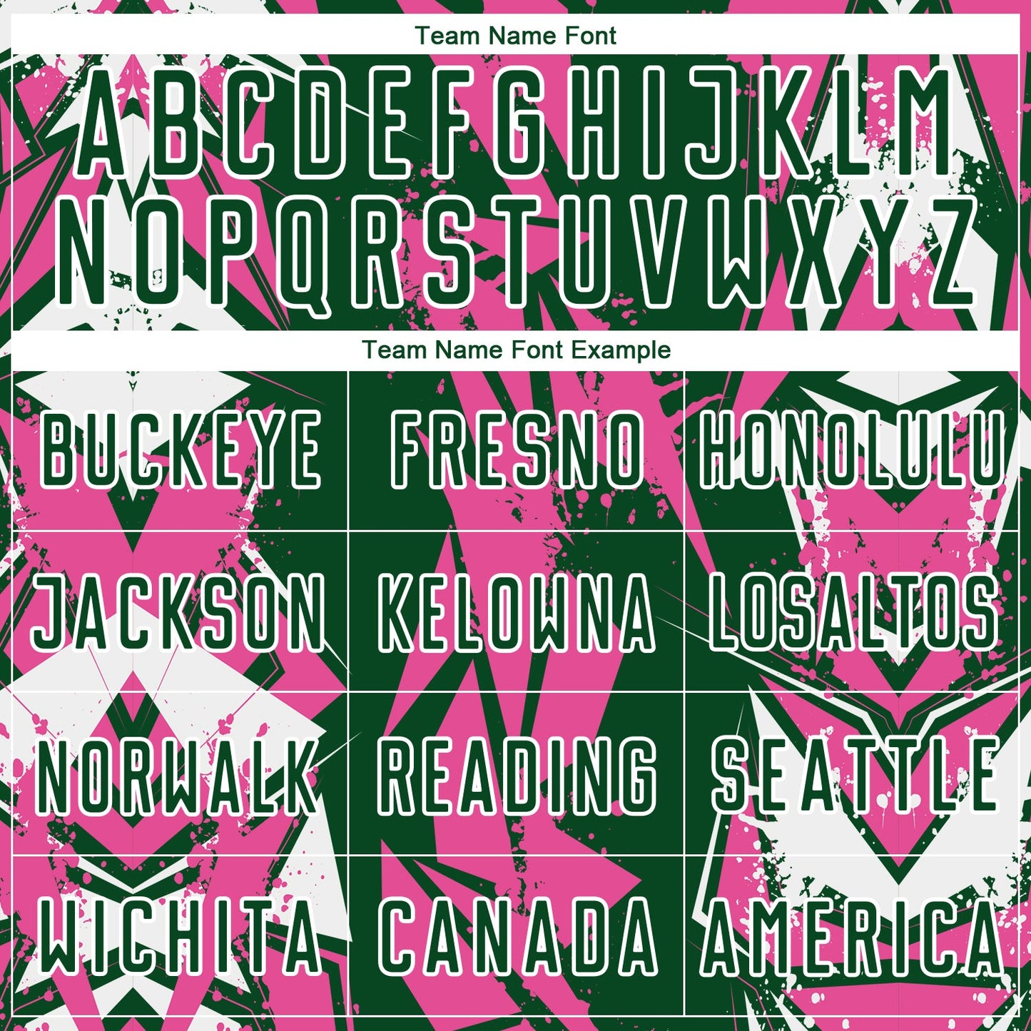 Custom Green Pink-White Geometric Shard Grunge Splash Sublimation Soccer Uniform Jersey view 5