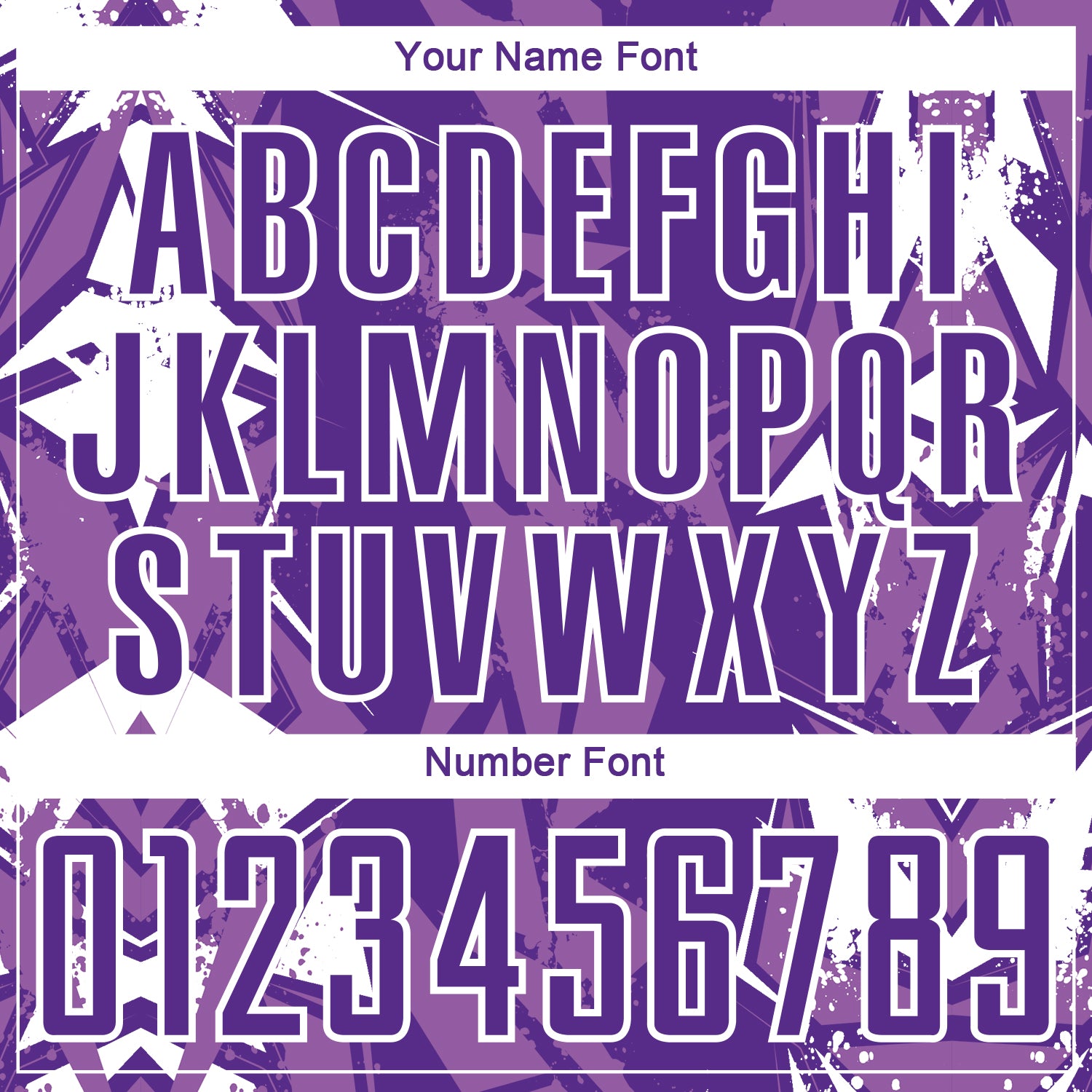Custom Purple-White Geometric Shard Grunge Splash Sublimation Soccer Uniform Jersey view 6