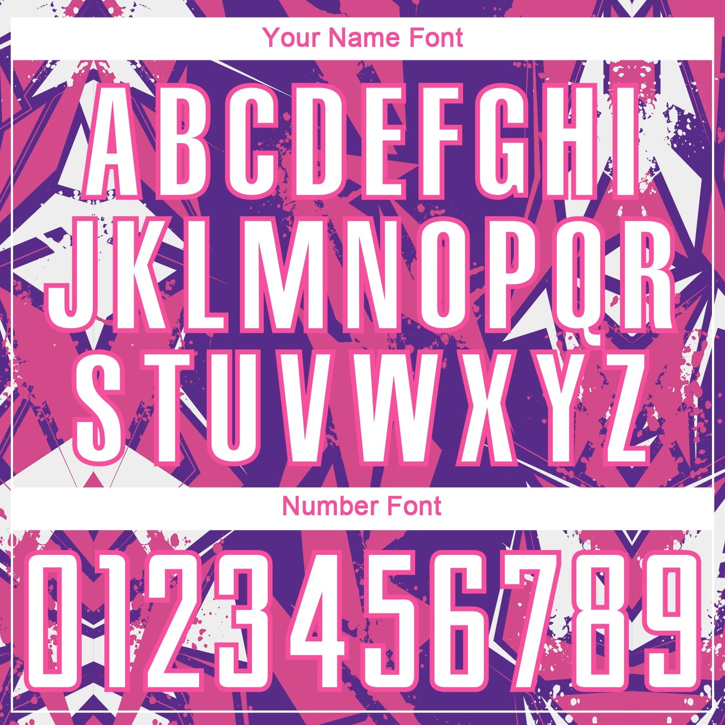 Custom Purple White-Pink Geometric Shard Grunge Splash Sublimation Soccer Uniform Jersey view 6