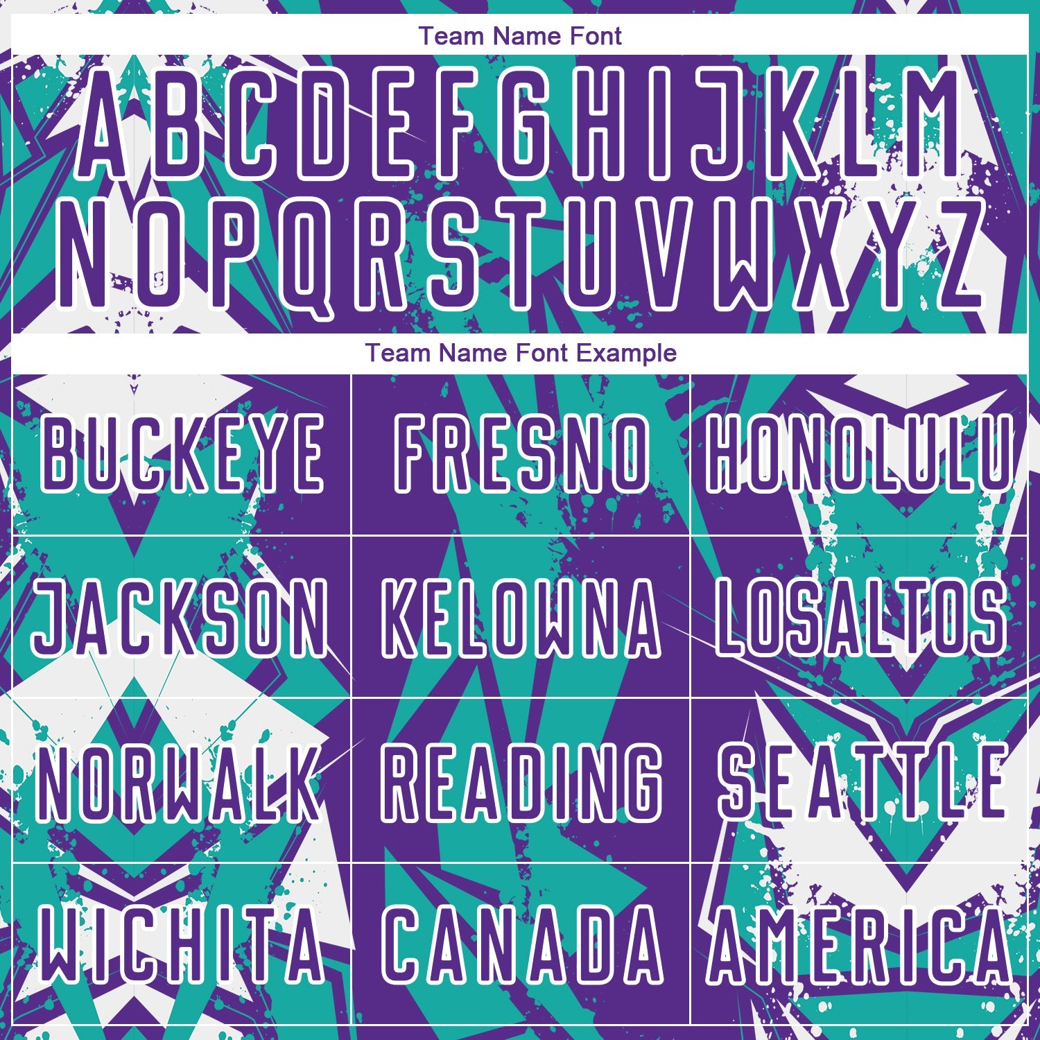 Custom Purple Aqua-White Geometric Shard Grunge Splash Sublimation Soccer Uniform Jersey view 5
